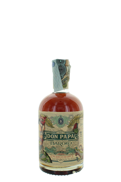 Don Papa BAROKO 40% Vol. 0,7l en boîte cadeau — Piscosaveur