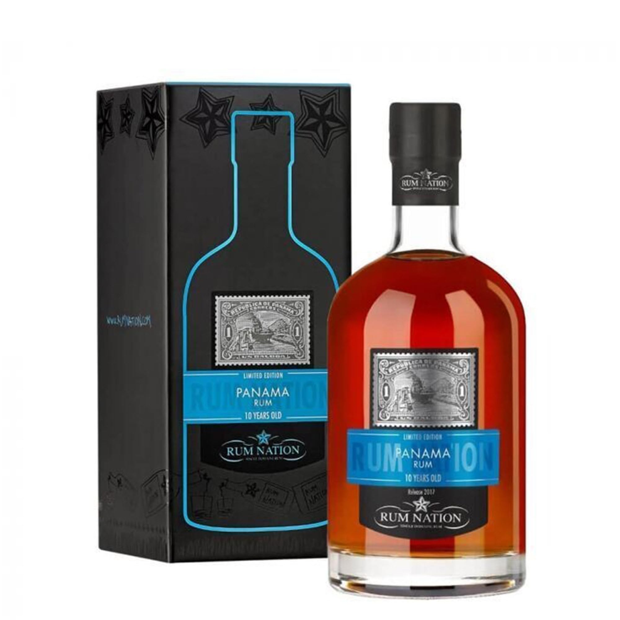 Rum Nation Panama 10 Years Old Limited Edition 40% Vol. 0,7l en boîte  — Piscosaveur