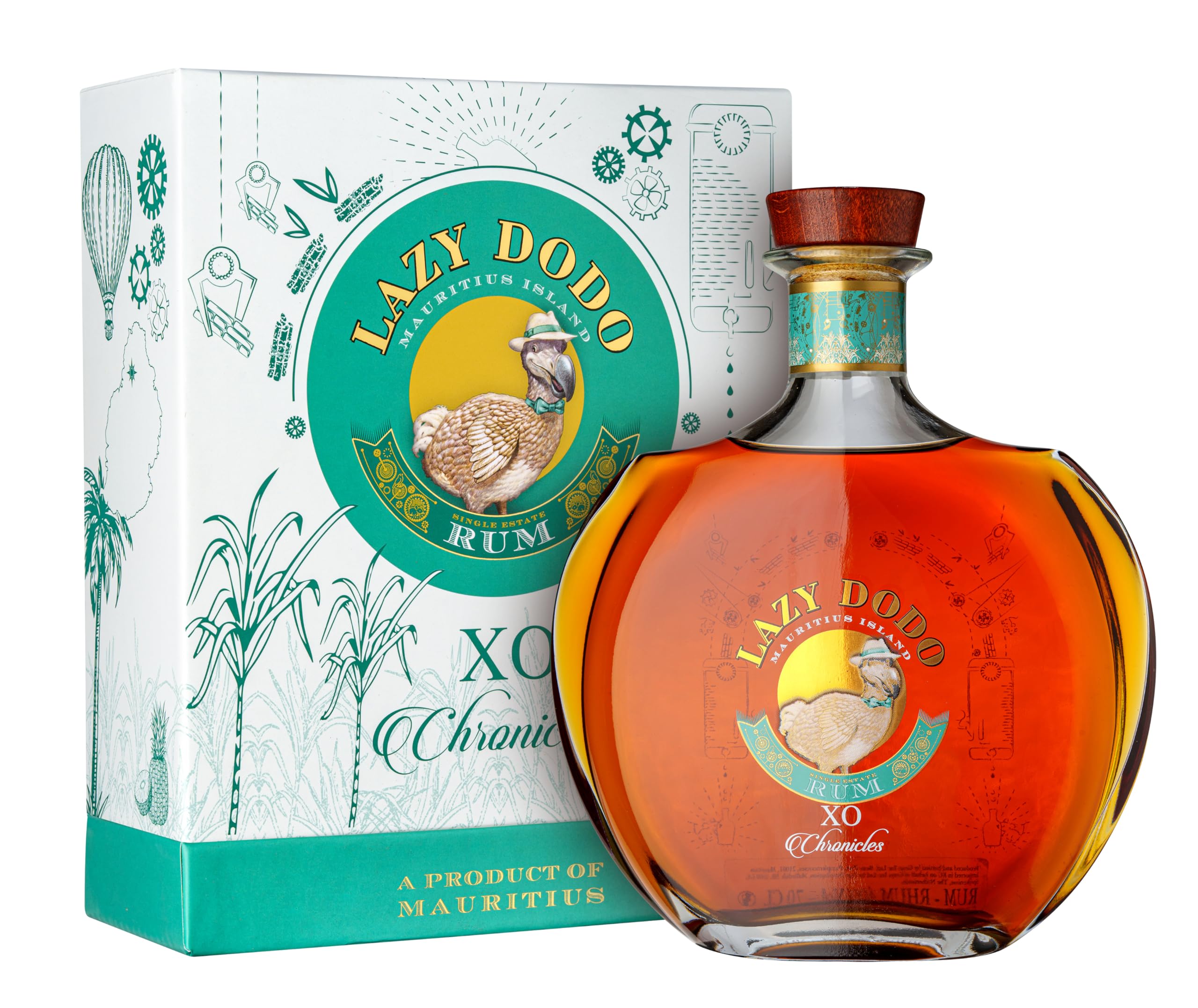Lazy Dodo XO CHRONICLES RUM 40% Vol. 0,7l en boîte cadeau — Piscosaveur