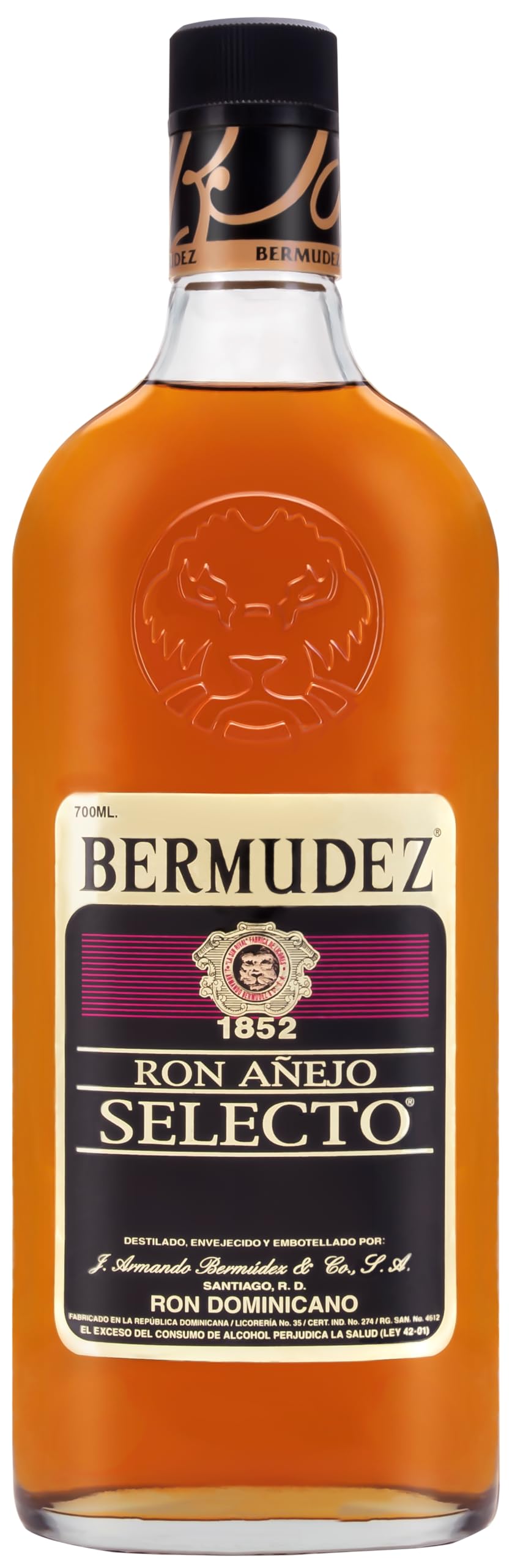 Bermudez Ron Añejo SELECTO Ron Dominicano 37,5% Vol. 0,7l — Piscosaveur