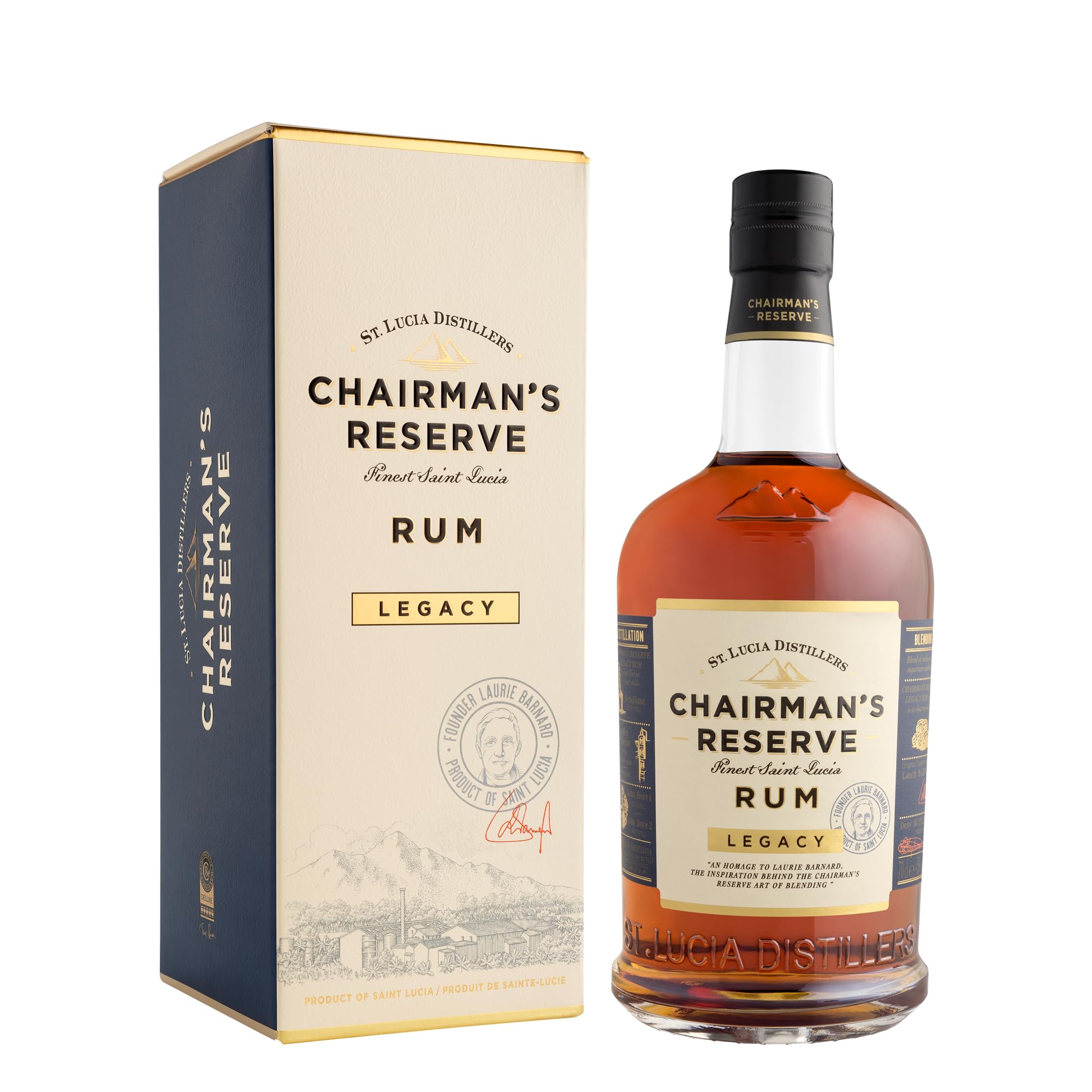 Chairman's Reserve Rum LEGACY 43% Vol. 0,7l en boîte cadeau