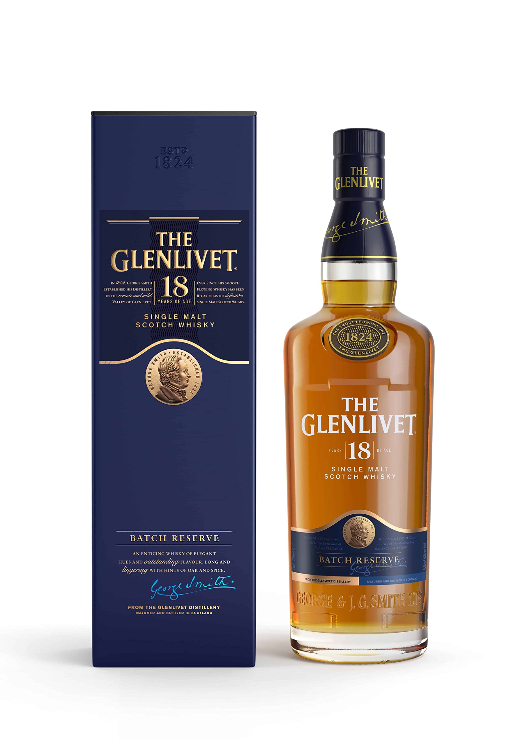 The Glenlivet 18 Years Old BATCH RESERVE Single Malt Whisky 40% Vol. 0 — Piscosaveur