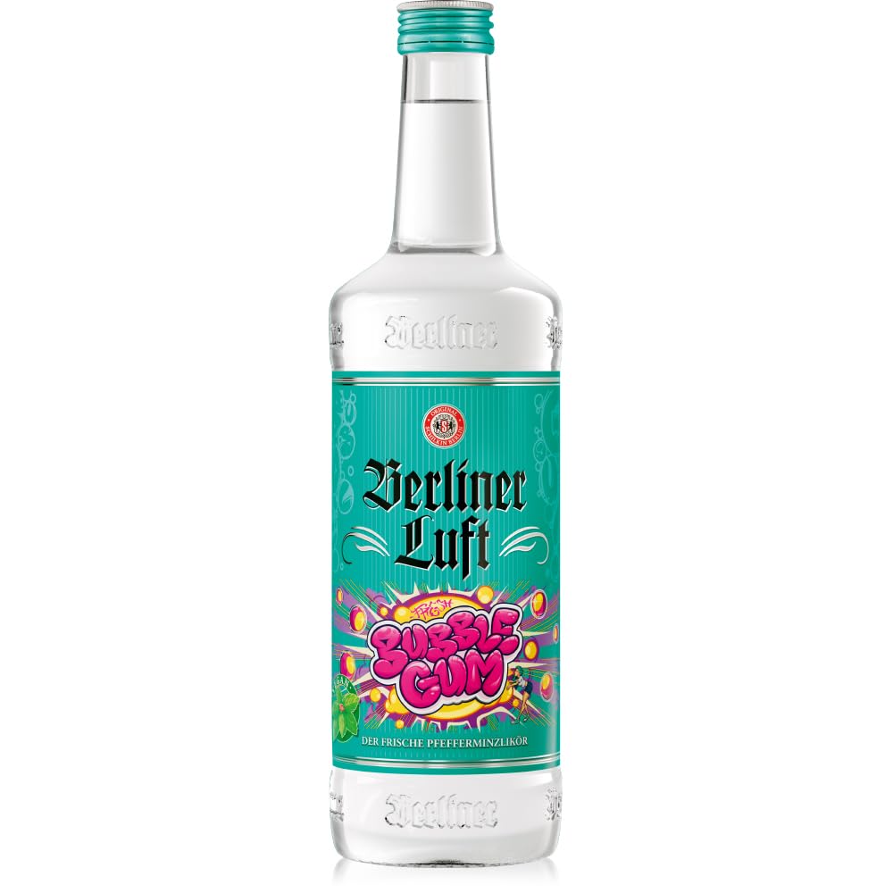 Berliner Luft BUBBLE GUM Der Frische Pfefferminzlikör 18% Vol. 0,7l — Piscosaveur