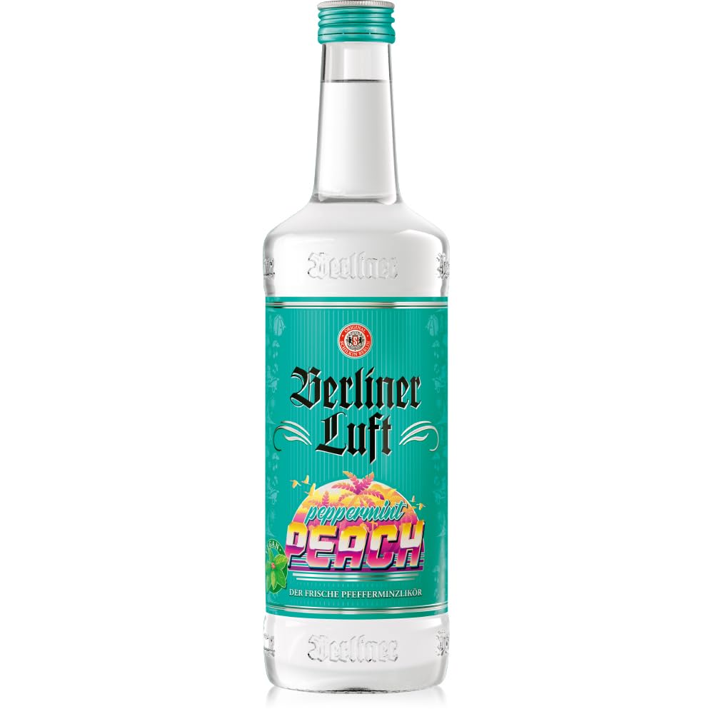 Berliner Luft PEPPERMINT PEACH Der Frische Pfefferminzlikör 18% Vol. 0 — Piscosaveur