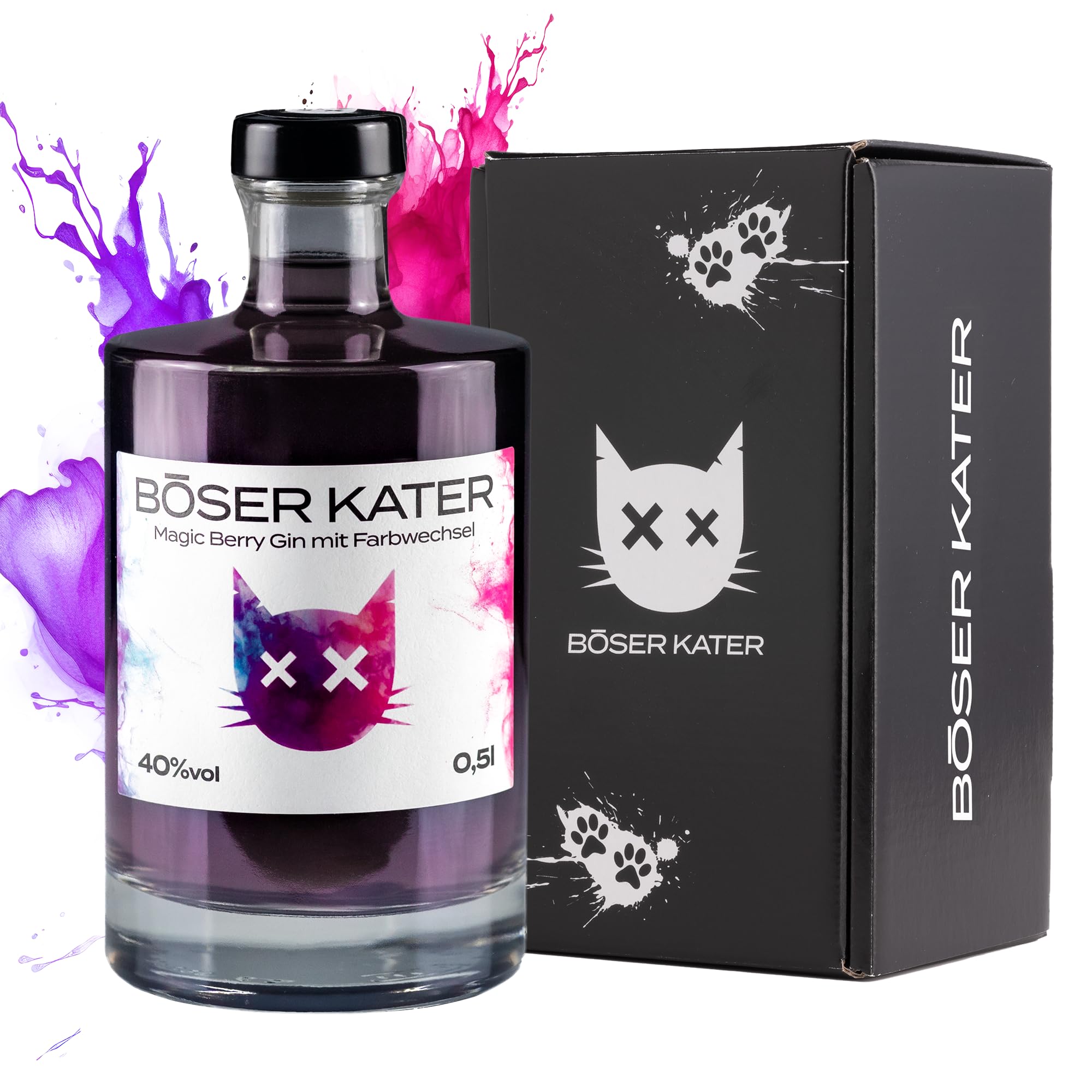 BÖSER KATER Magic Berry Gin 40% Vol. 0,5l — Piscosaveur
