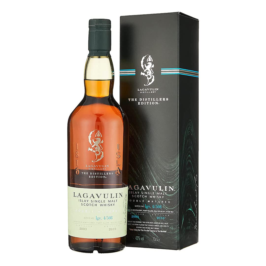 Lagavulin The Distillers Edition Double Matured Islay Single Malt Whis — Piscosaveur