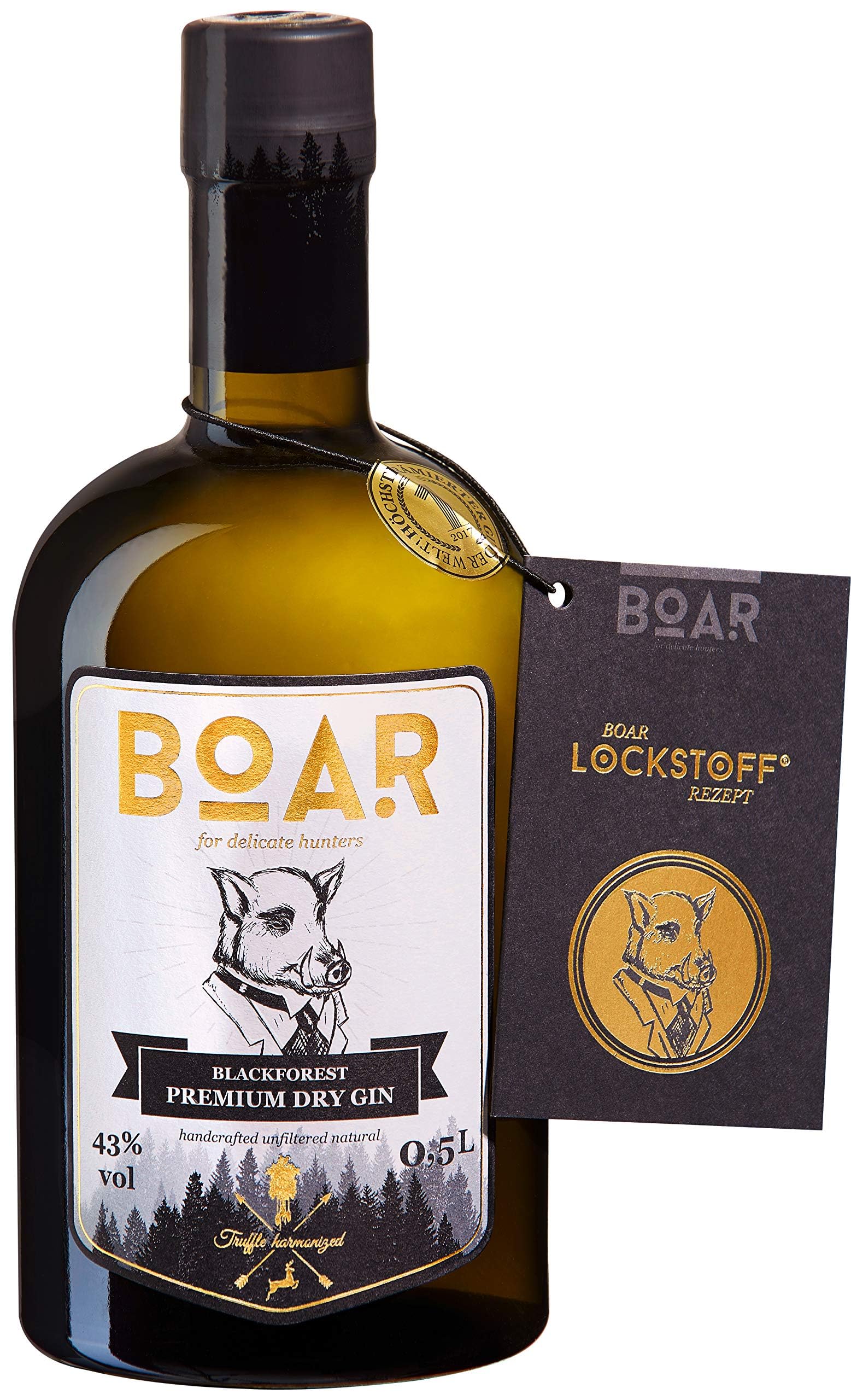 BOAR Blackforest Premium Dry Gin 43% Vol. 0,5l — Piscosaveur