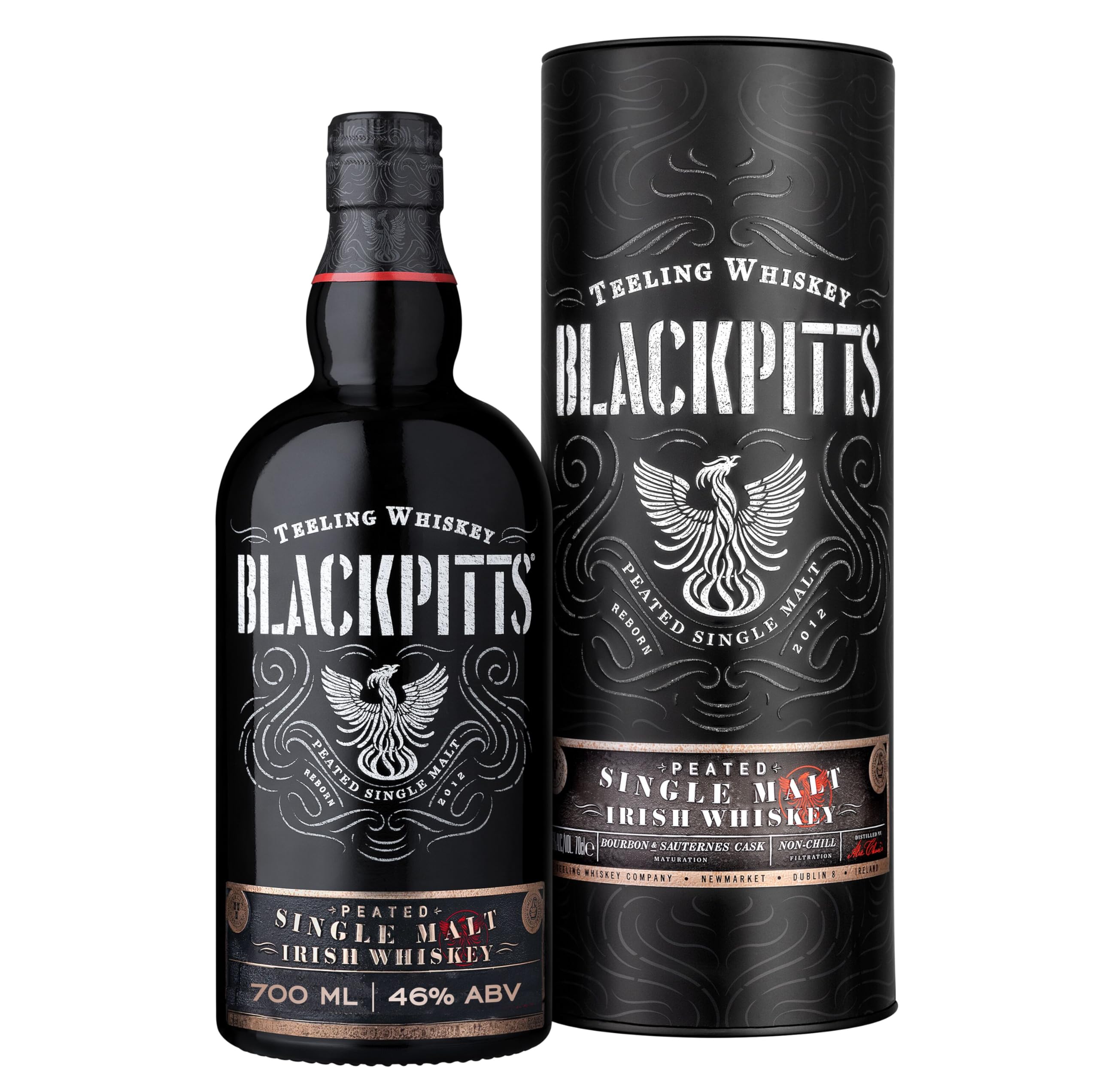 Teeling Whiskey BLACKPITTS PEATED Single Malt Irish Whiskey 46% Vol. 0 — Piscosaveur