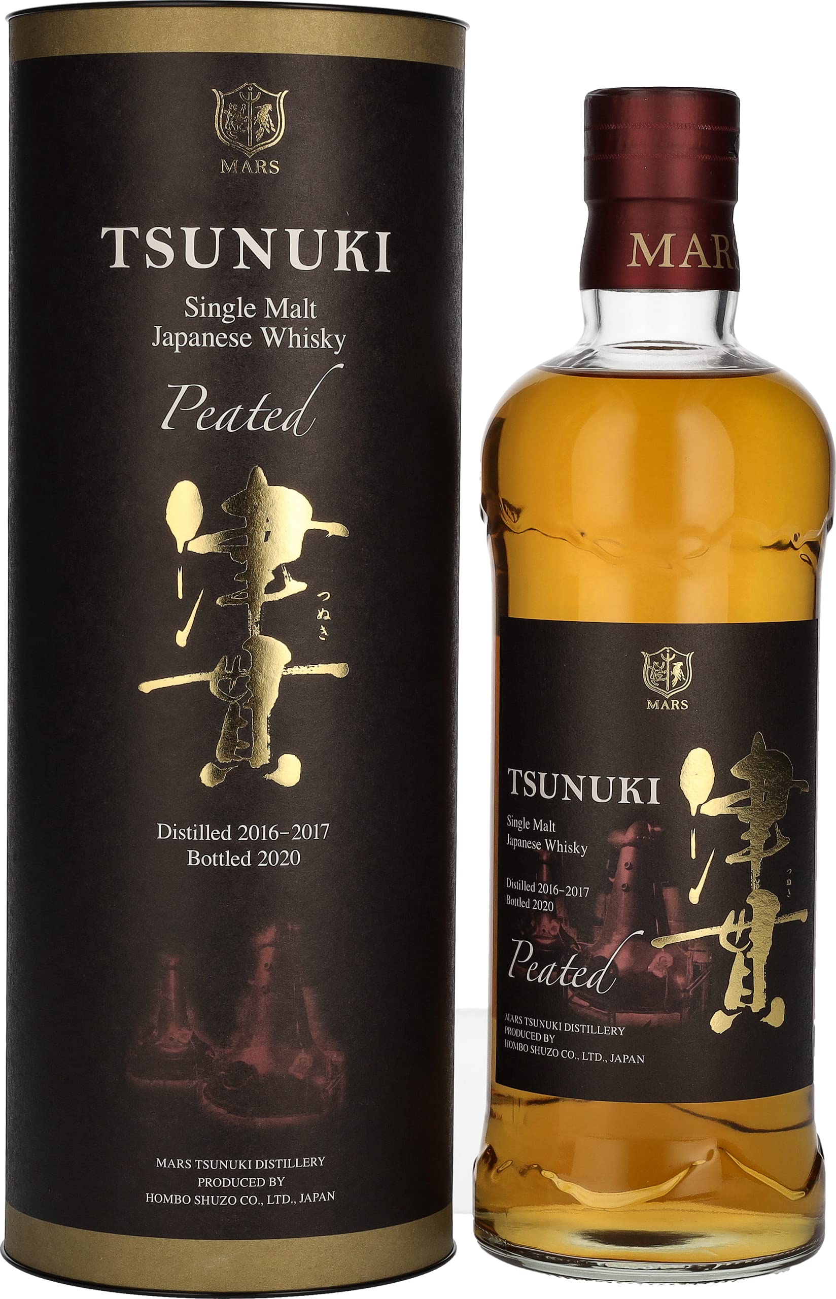 Mars TSUNUKI Single Malt Japanese Whisky PEATED 2016-2017 50% Vol. 0,7 — Piscosaveur