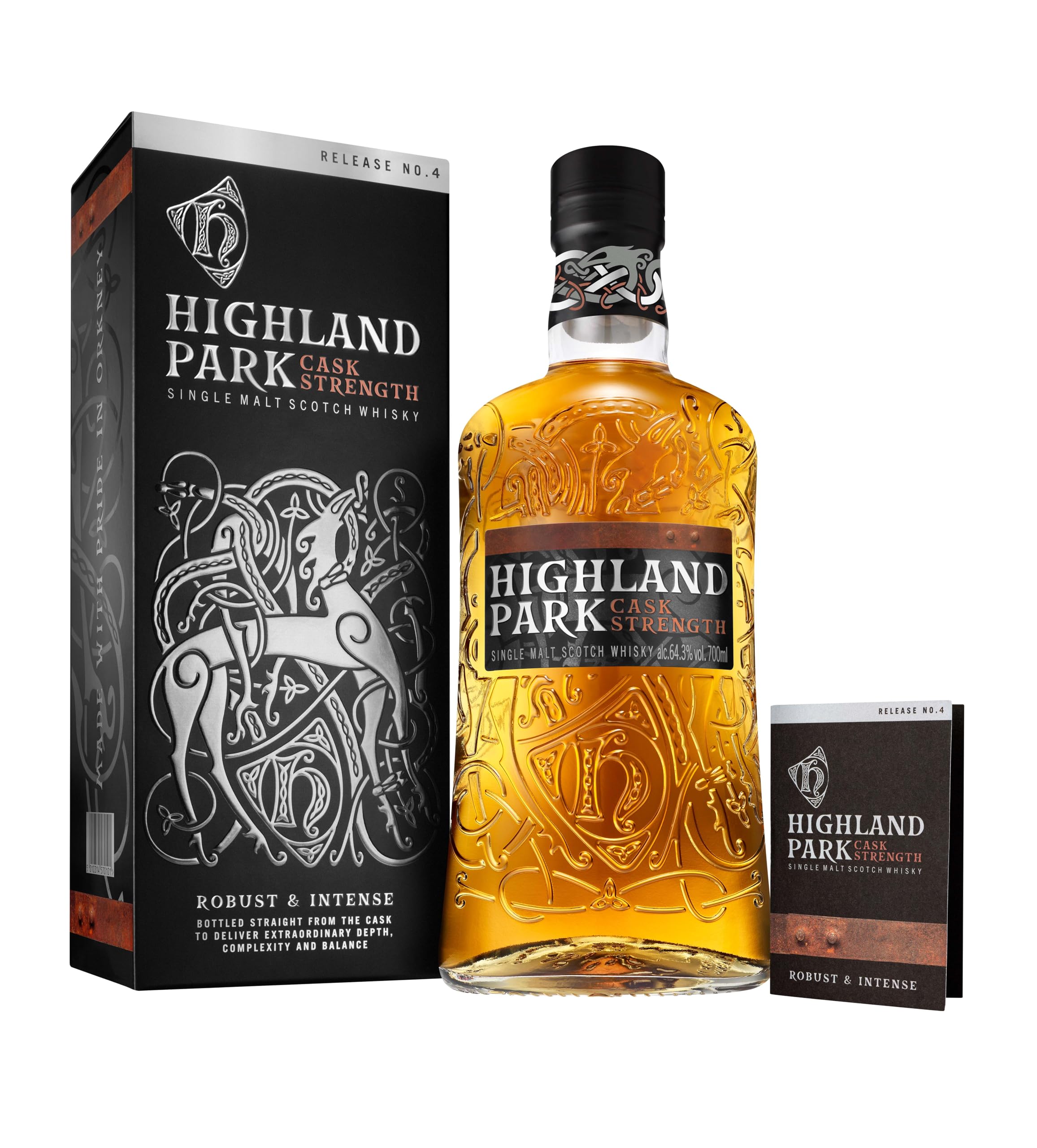 Highland Park CASK STRENGTH Release 4 64,3% Vol. 0,7l en boîte cadeau — Piscosaveur