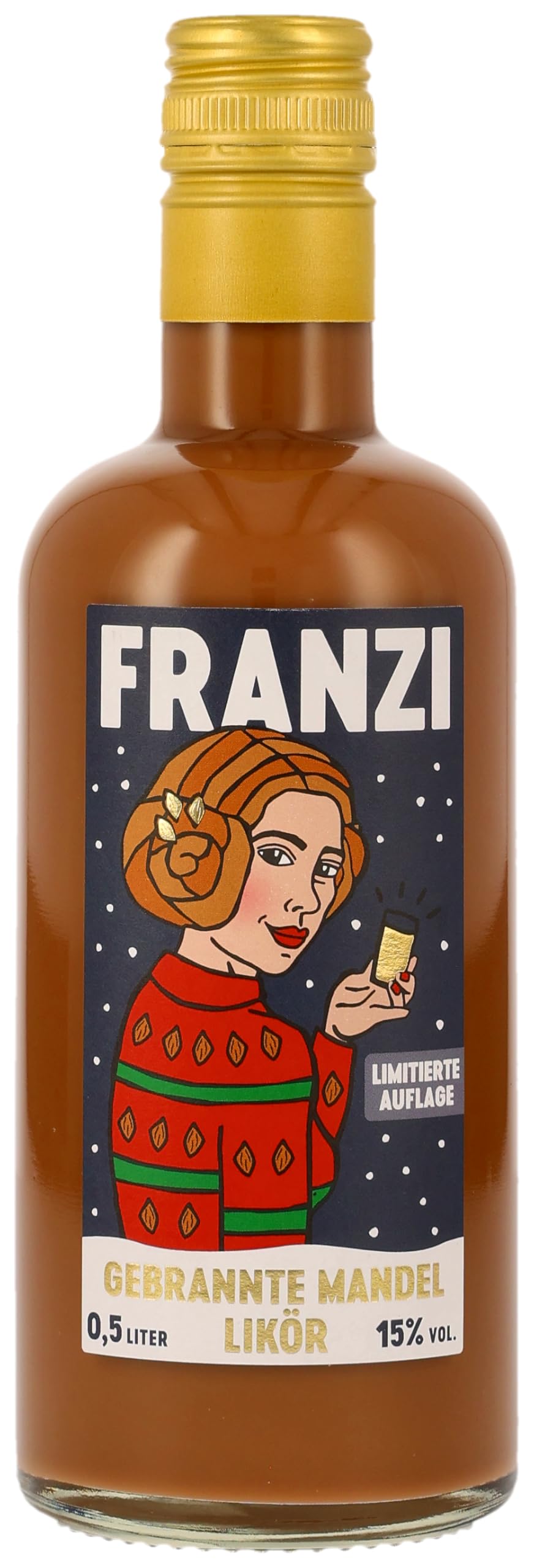 Franzi Gebrannte Mandel Likör 15% Vol. 0,5l — Piscosaveur