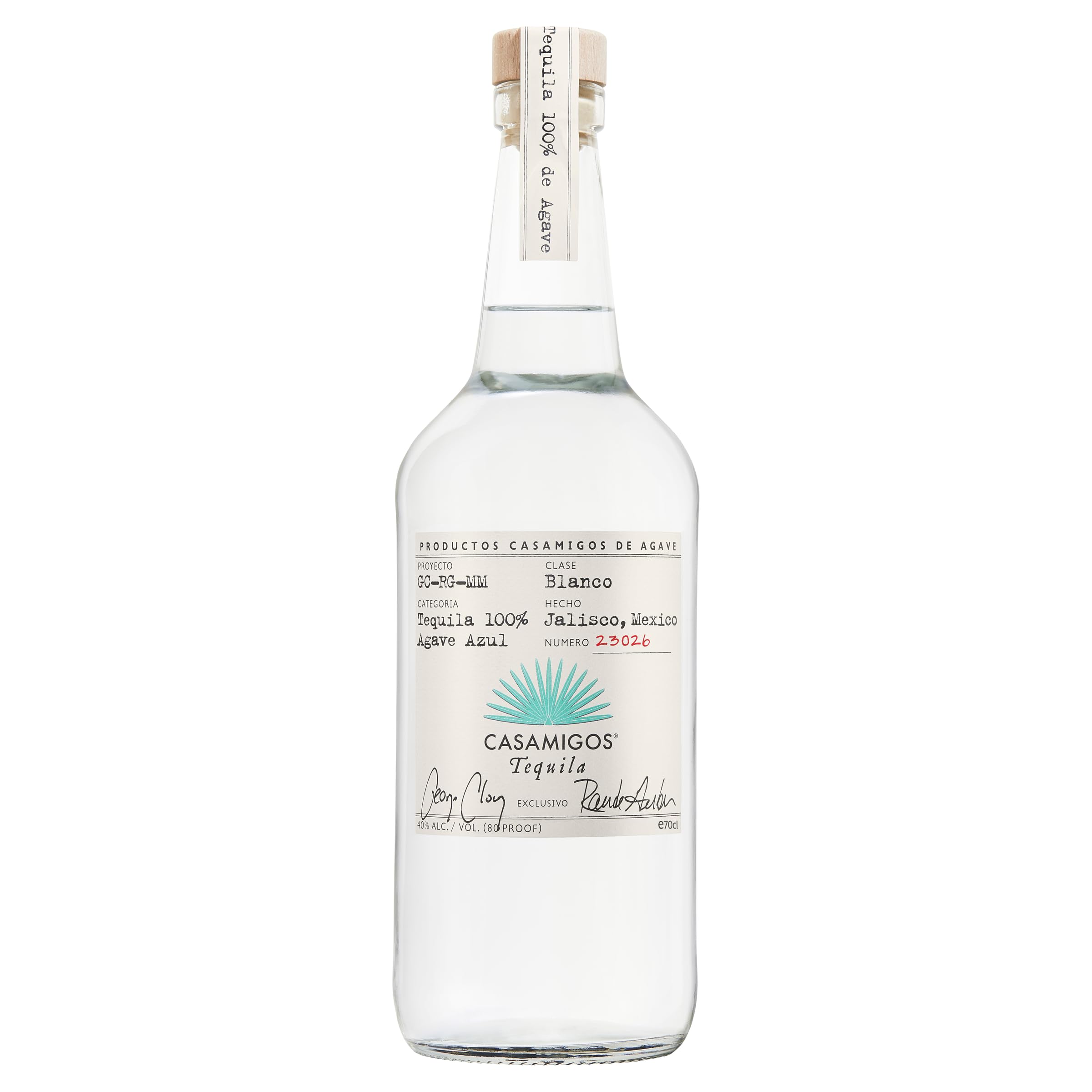 Casamigos Tequila Blanco 100% Agave Azul 40% Vol. 0,7l