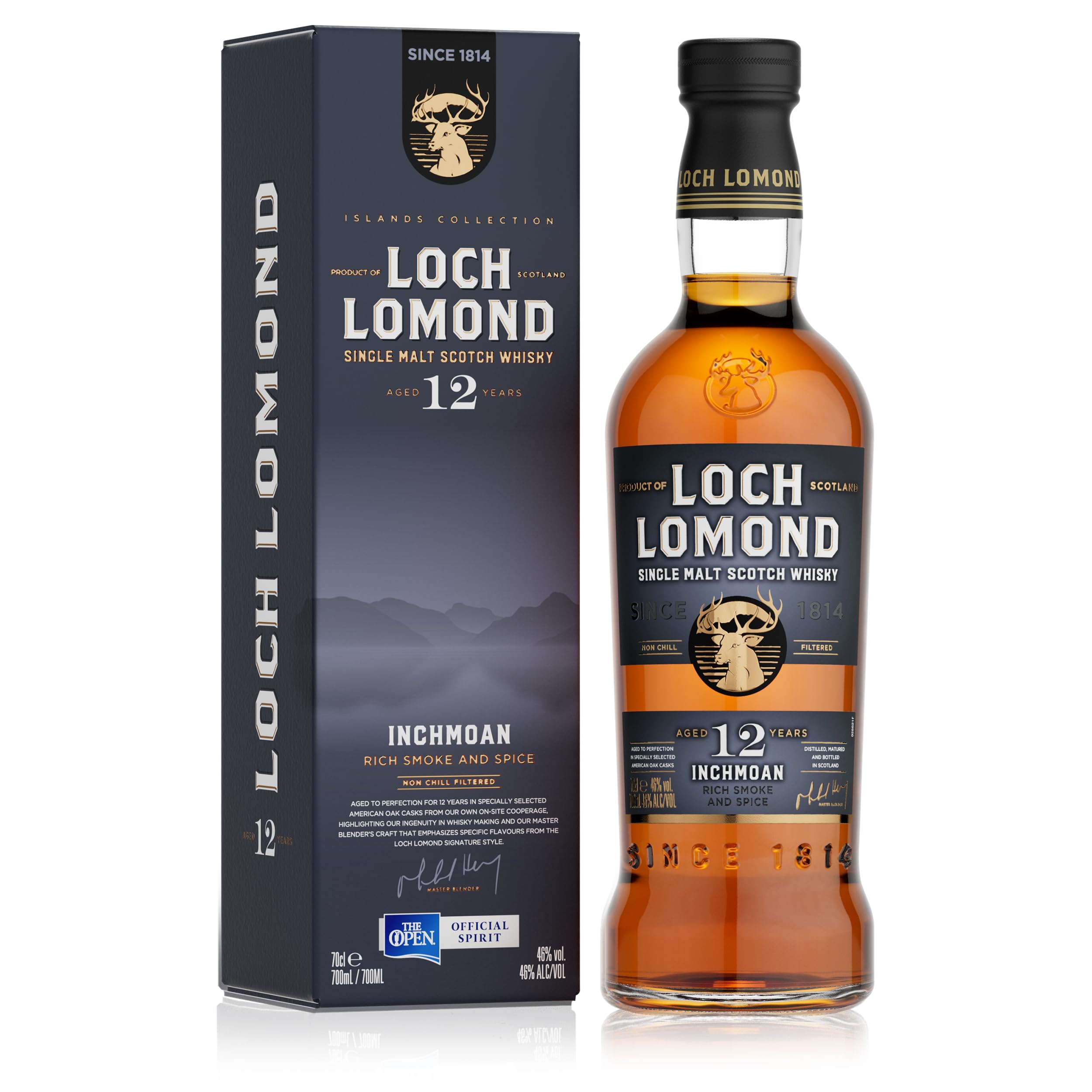 Loch Lomond Inchmoan 12 Years Old Single Malt Smoke & Spice 46% Vol. 0 — Piscosaveur