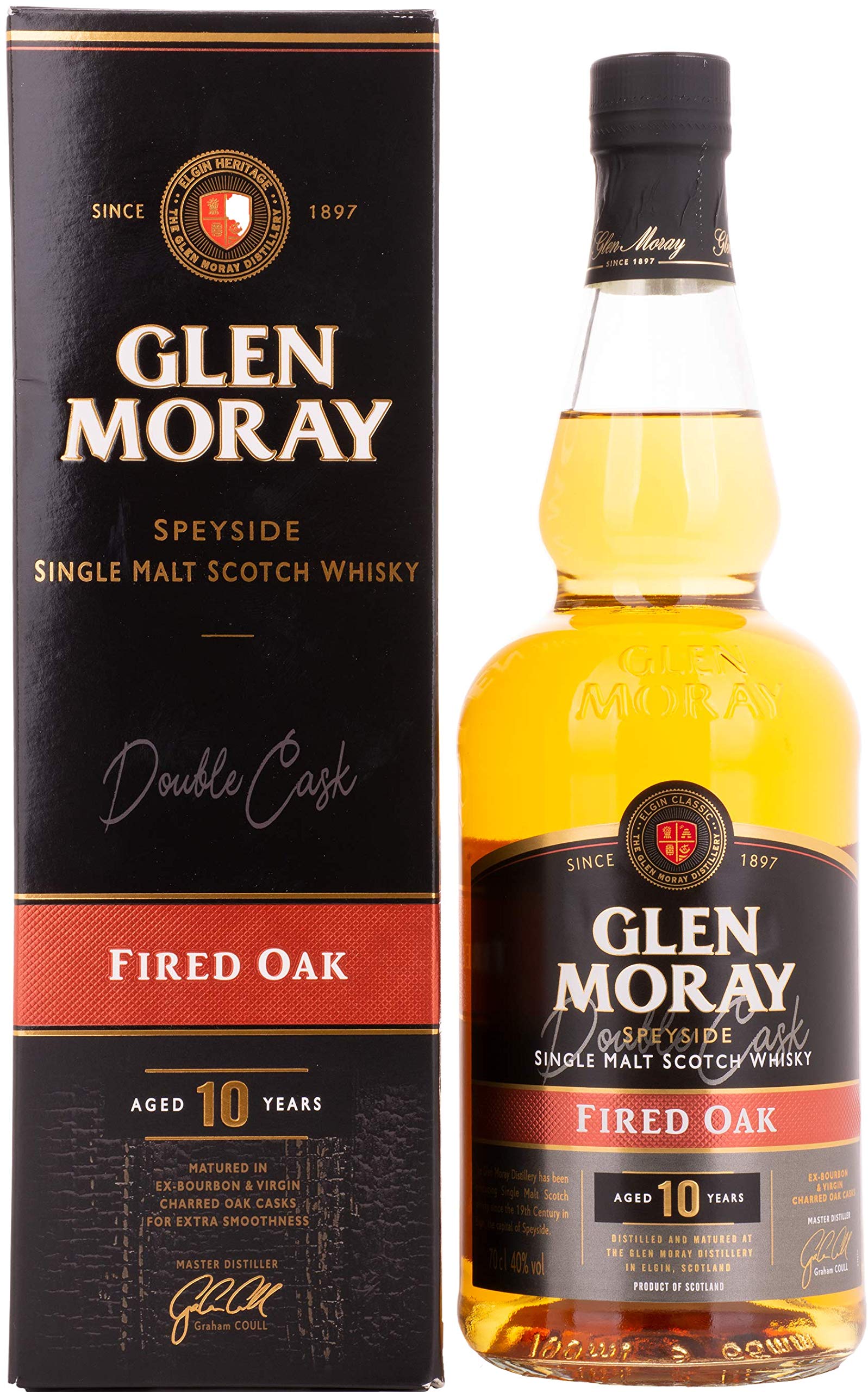 Glen Moray 10 Years Old Fired Oak Single Malt Scotch Whisky 40% Vol. 0 — Piscosaveur