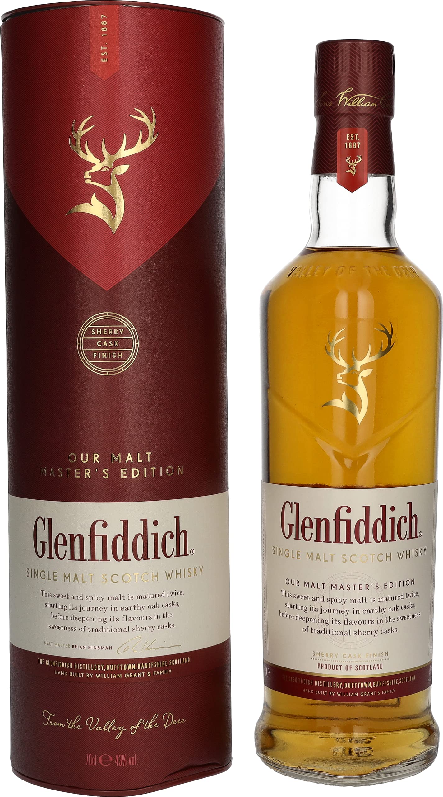 Glenfiddich MALT MASTER'S EDITION Single Malt Scotch Whisky 43% Vol. 0 — Piscosaveur
