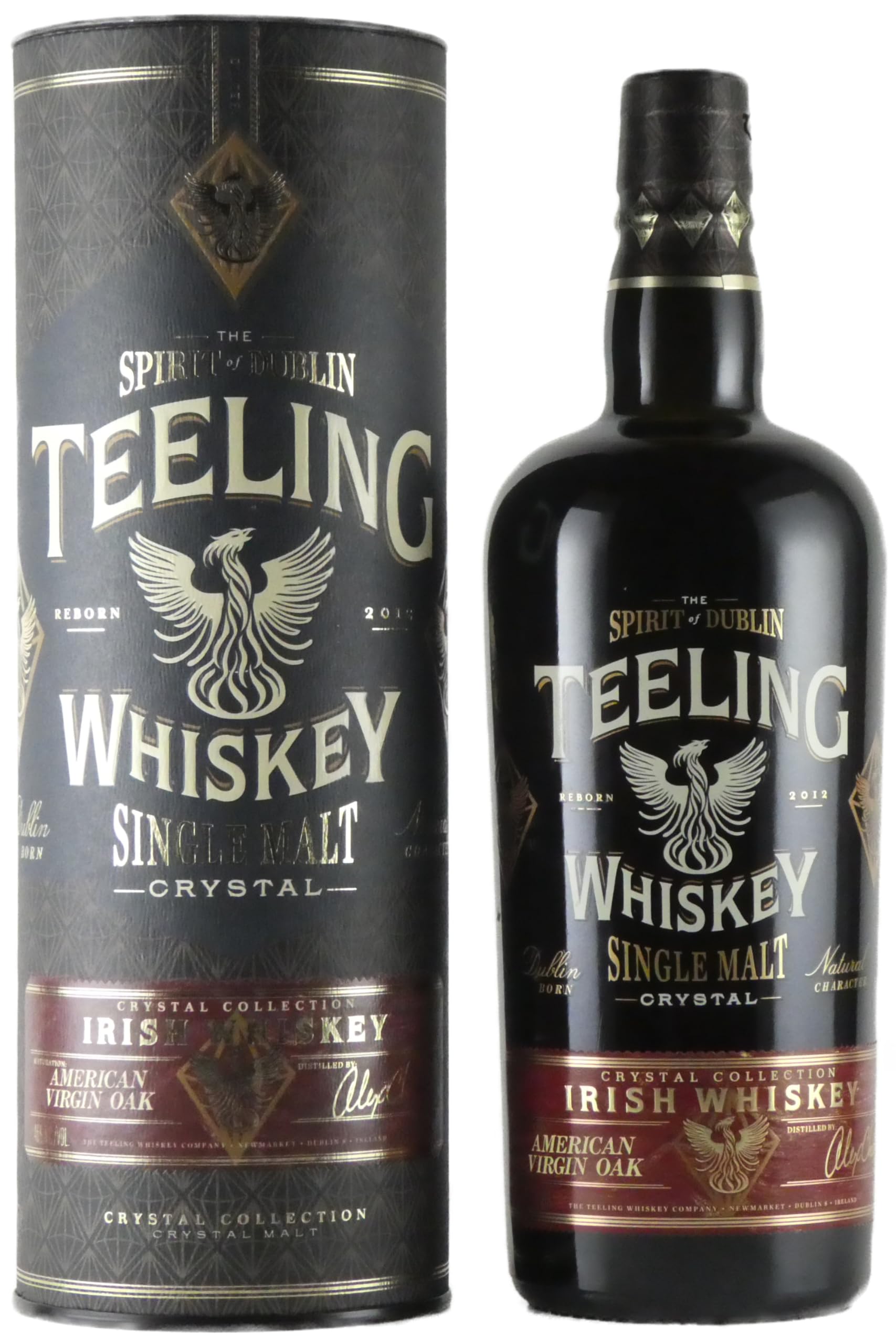 Teeling Whiskey SINGLE MALT CRYSTAL Irish Whiskey 46% Vol. 0,7l en boî — Piscosaveur
