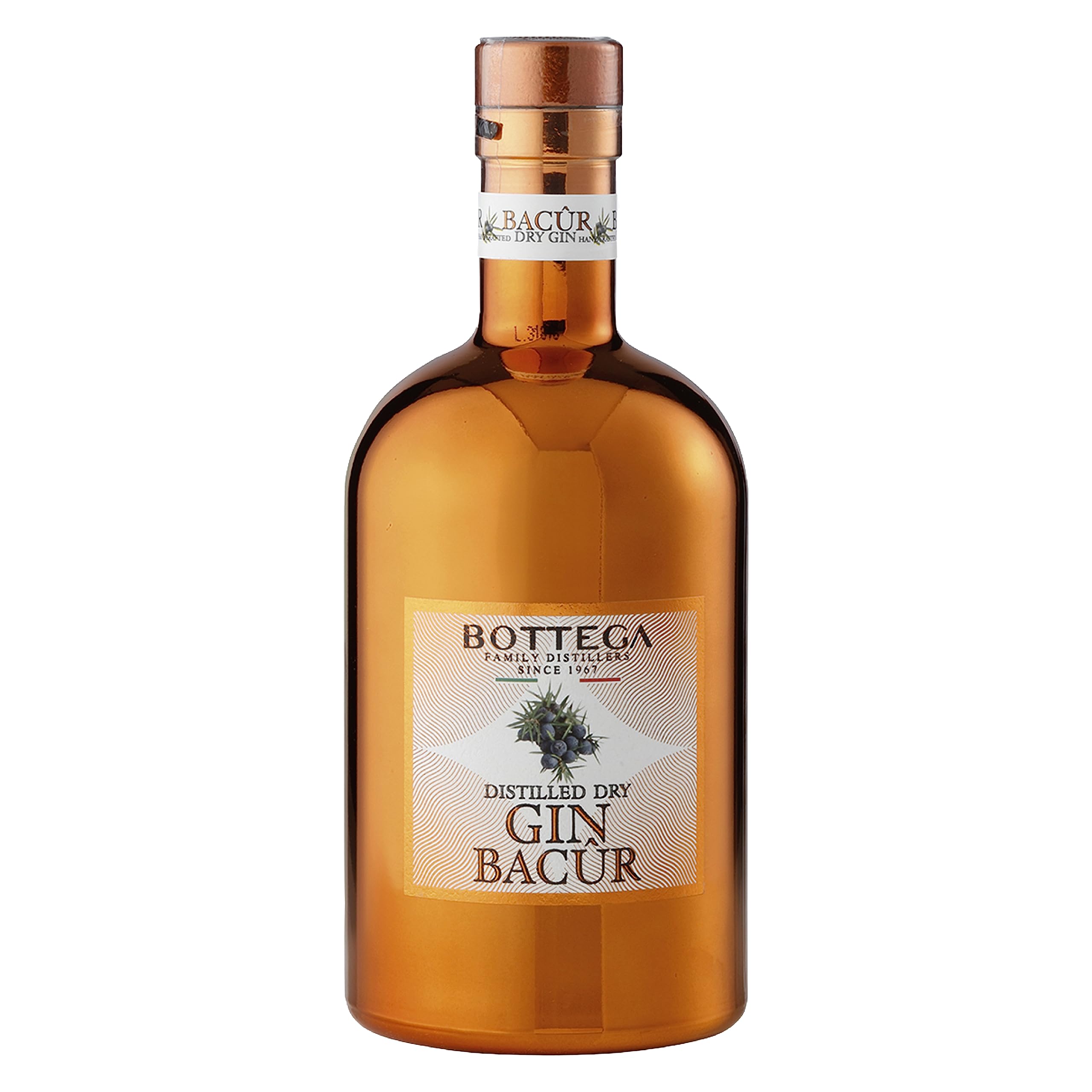 Bottega BACÛR Distilled Dry Gin 40% Vol. 0,7l — Piscosaveur
