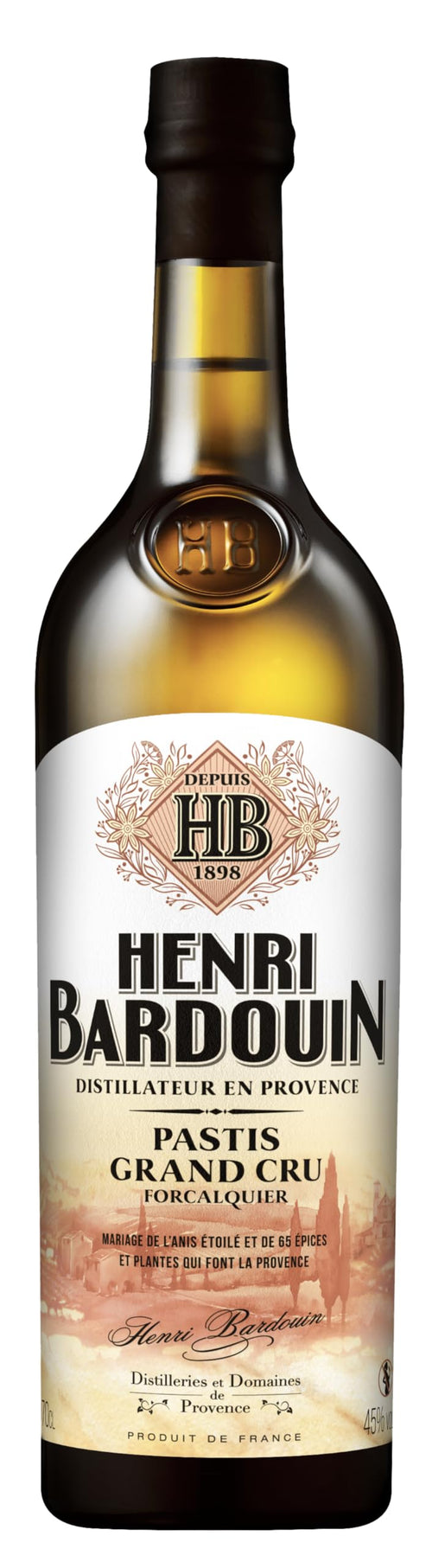 Henri Bardouin Le Pastis Grand Cru 45% Vol. 0,7l — Piscosaveur