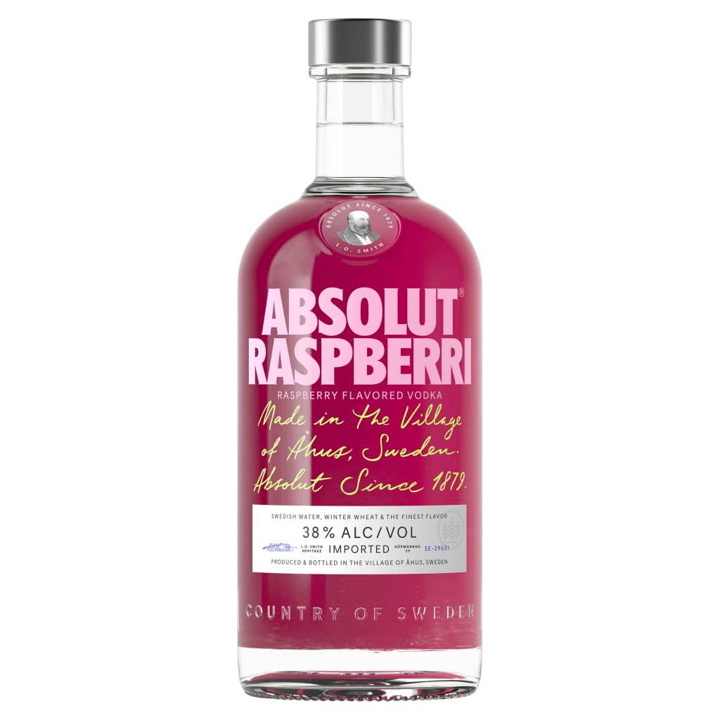 Absolut RASPBERRI Flavored Vodka 38% Vol. 0,7l