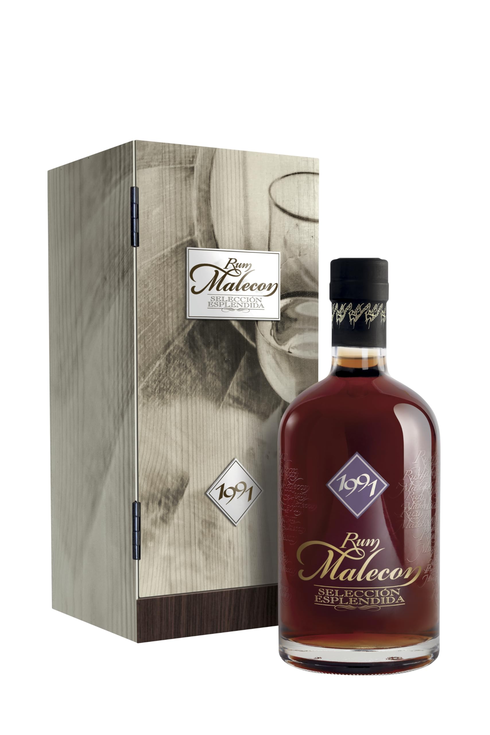 Rum Malecon SELECCIÓN ESPLENDIDA 1991 40% Vol. 0,7l in Holzkiste