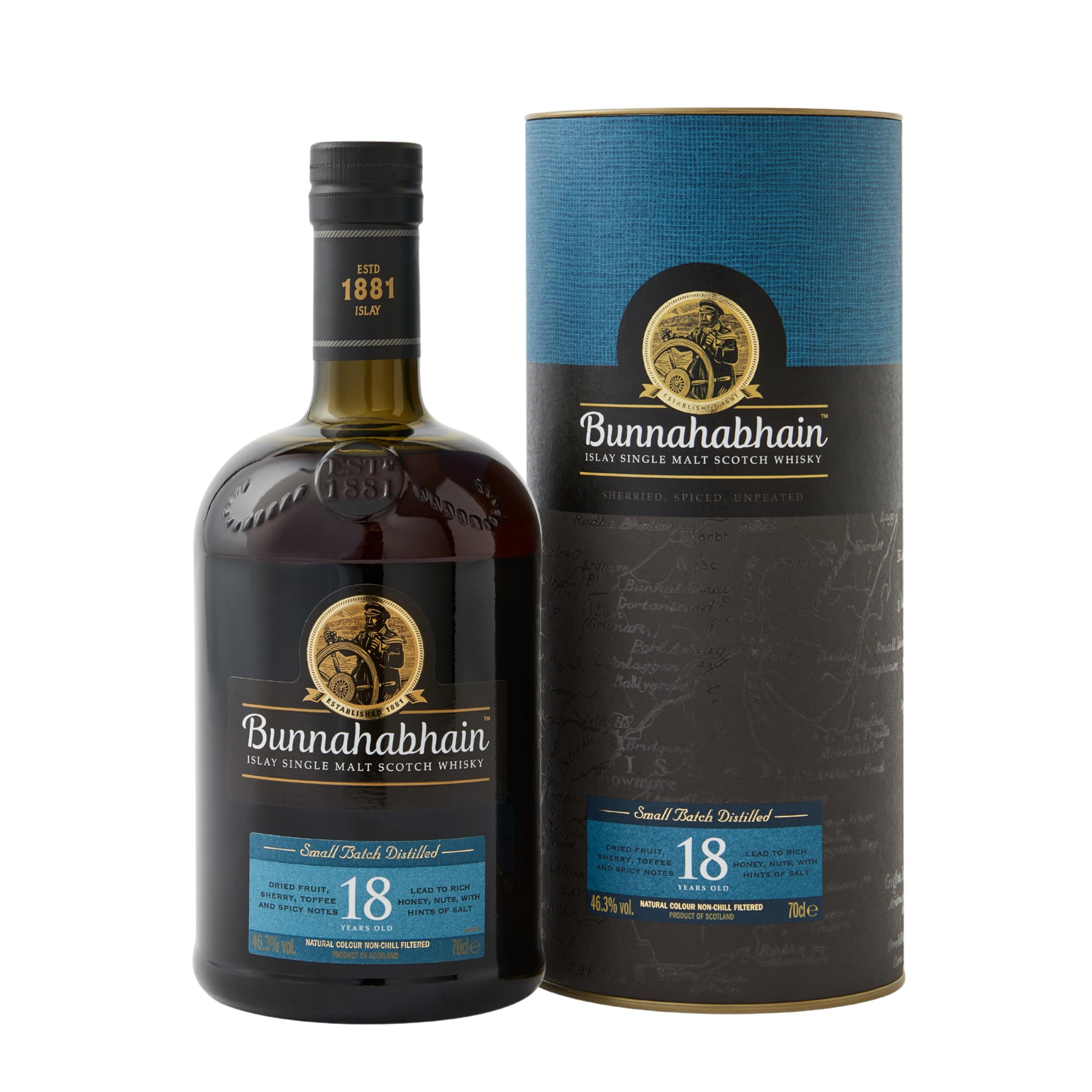Bunnahabhain 18 Years Old Islay Single Malt Scotch Whisky 46,3% Vol. 0 — Piscosaveur