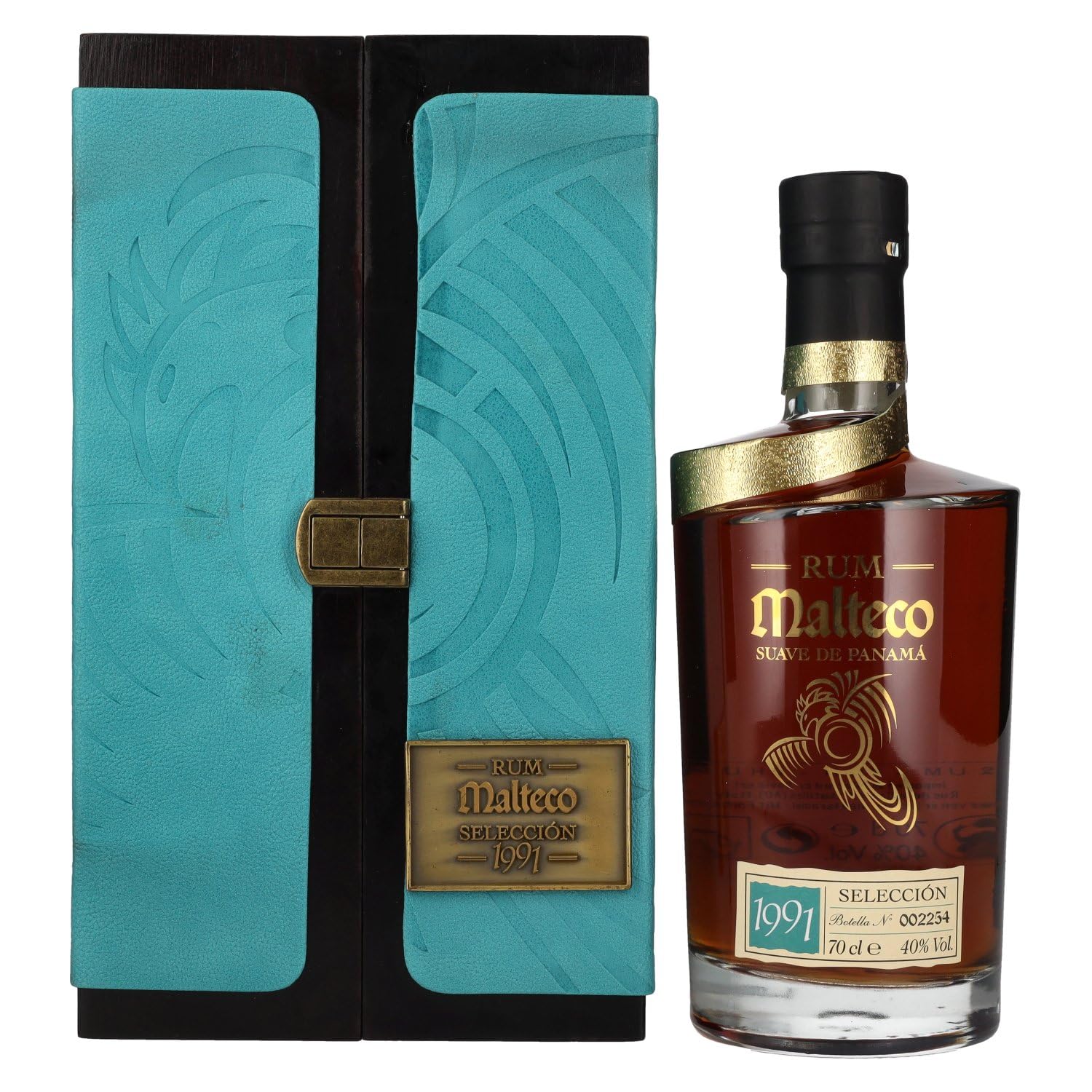 Ron Malteco SELECCIÓN 1991 40% Vol. 0,7l in Holzkiste — Piscosaveur