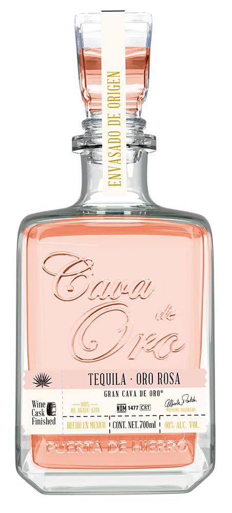 Gran Cava de Oro Tequila ROSA 100% de Agave Azul 40% Vol. 0,7l