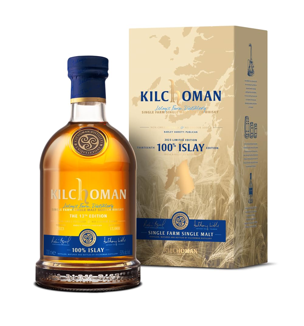 Kilchoman 100% Islay The 13th Edition 2023 50% Vol. 0,7l en boîte cade — Piscosaveur