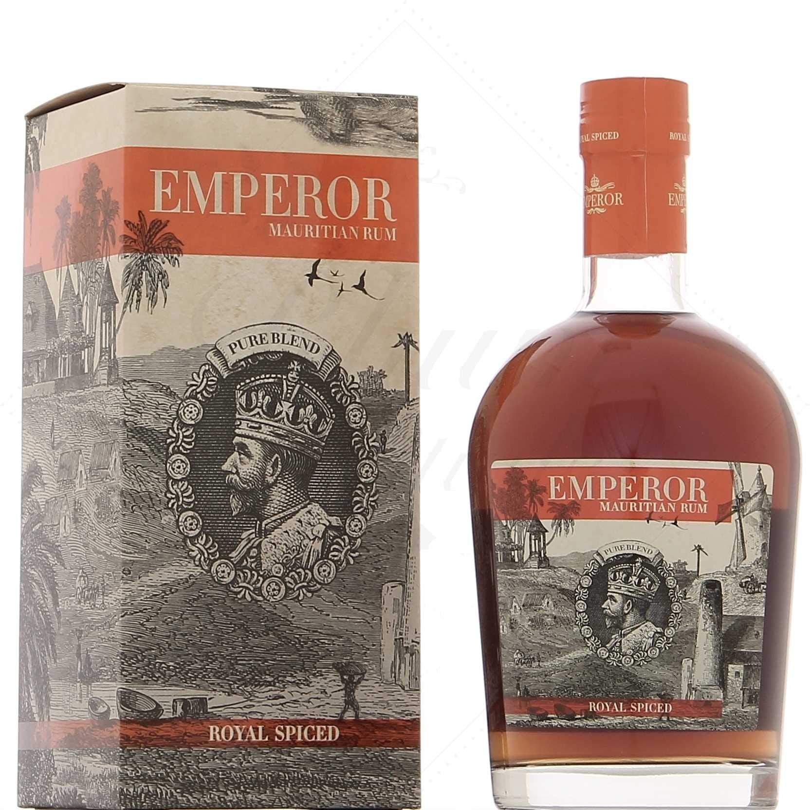 Emperor Mauritian Rum ROYAL SPICED 40% Vol. 0,7l en boîte cadeau