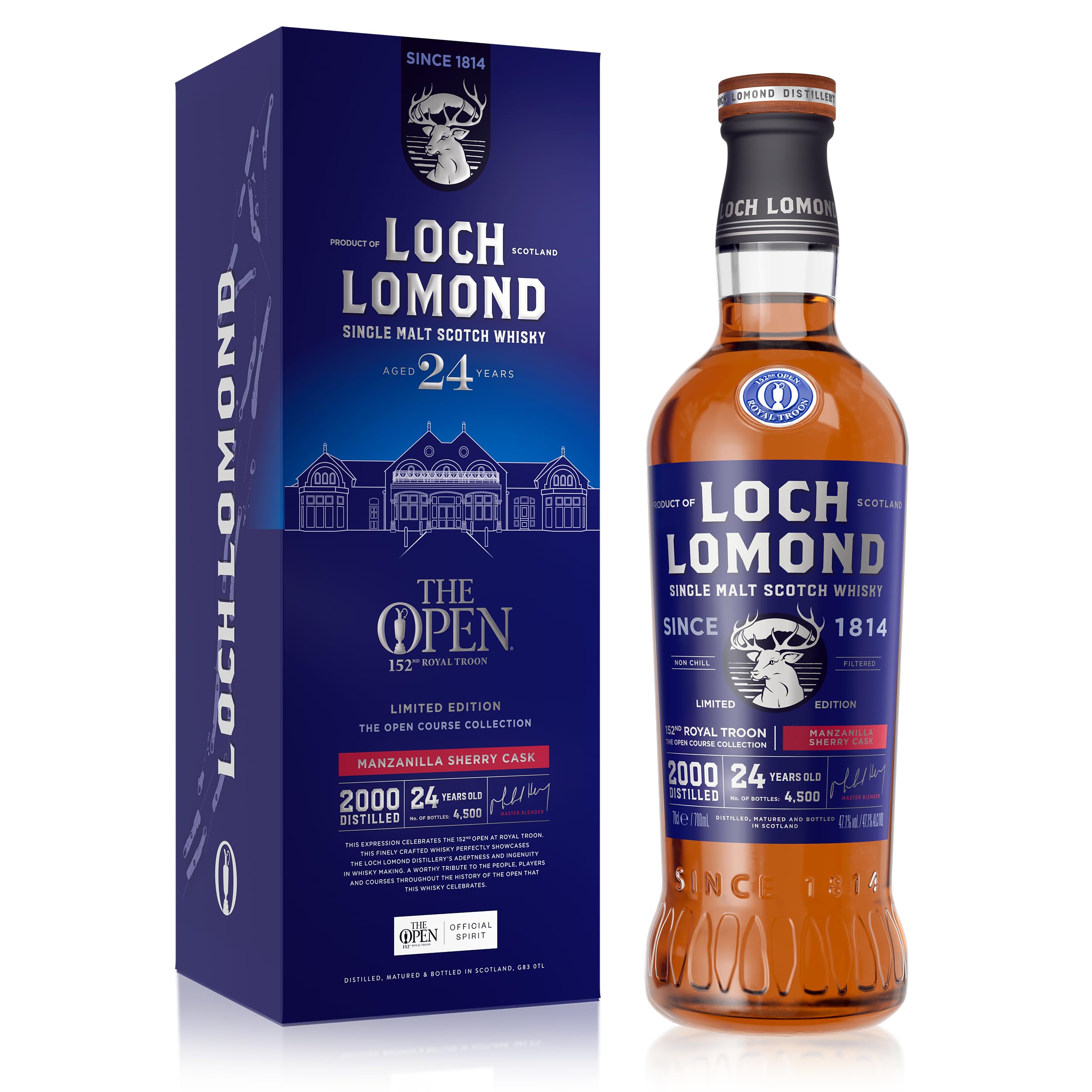 Loch Lomond 24 Years Old THE OPEN 152th Royal Troon Manzanilla Sherry  — Piscosaveur