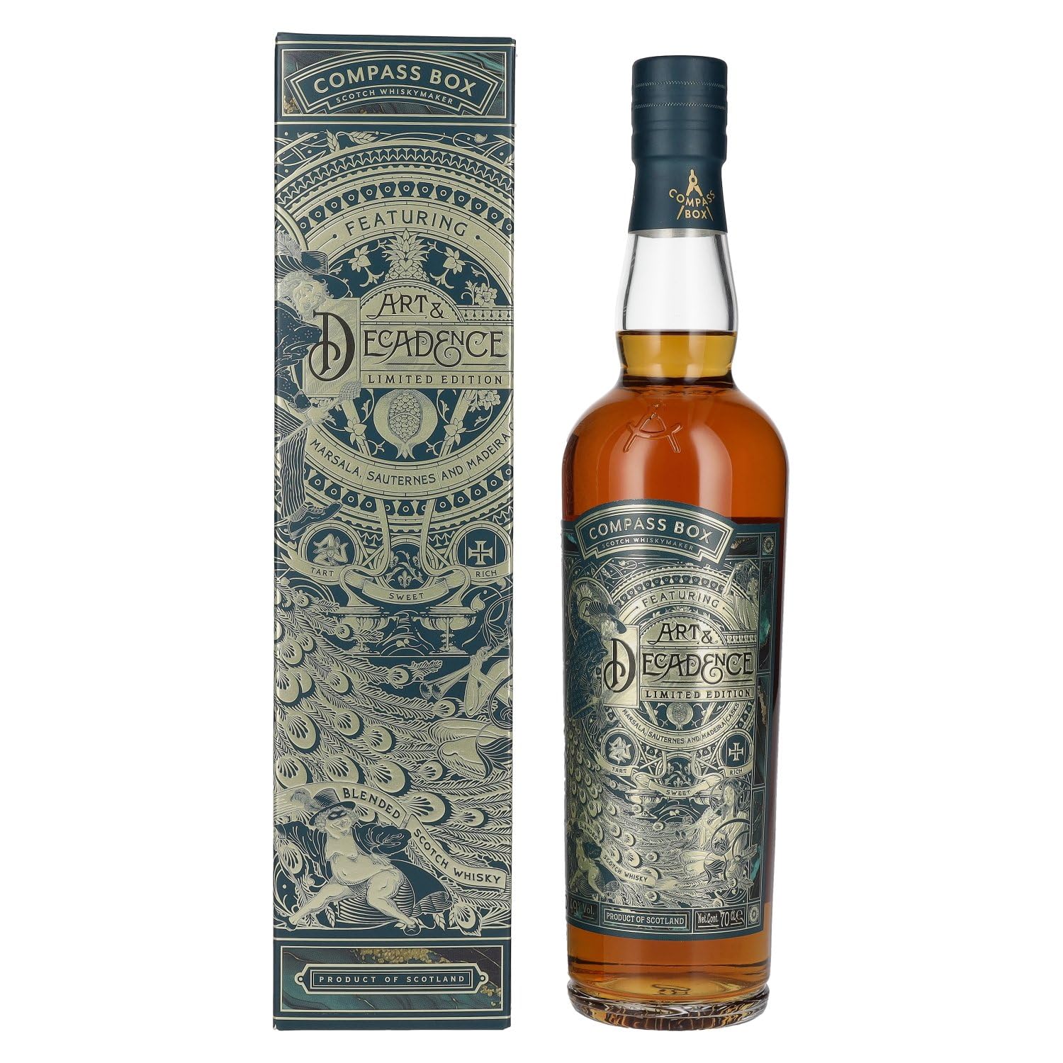 Compass Box ART & DECADENCE Blended Scotch Whisky 49% Vol. 0,7l en boî — Piscosaveur
