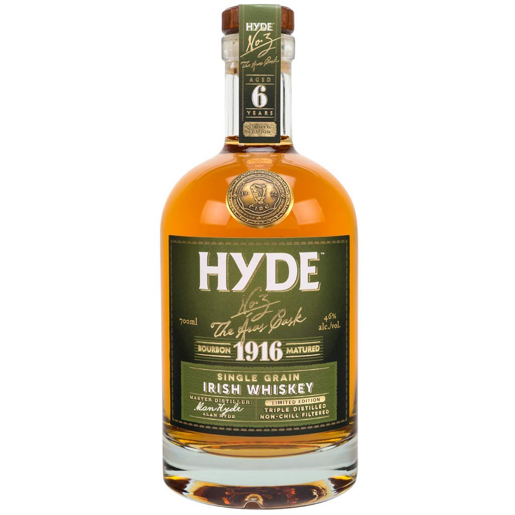 Hyde No.3 THE ÁRAS CASK 1916 Single Grain Irish Whiskey Limited Editio — Piscosaveur