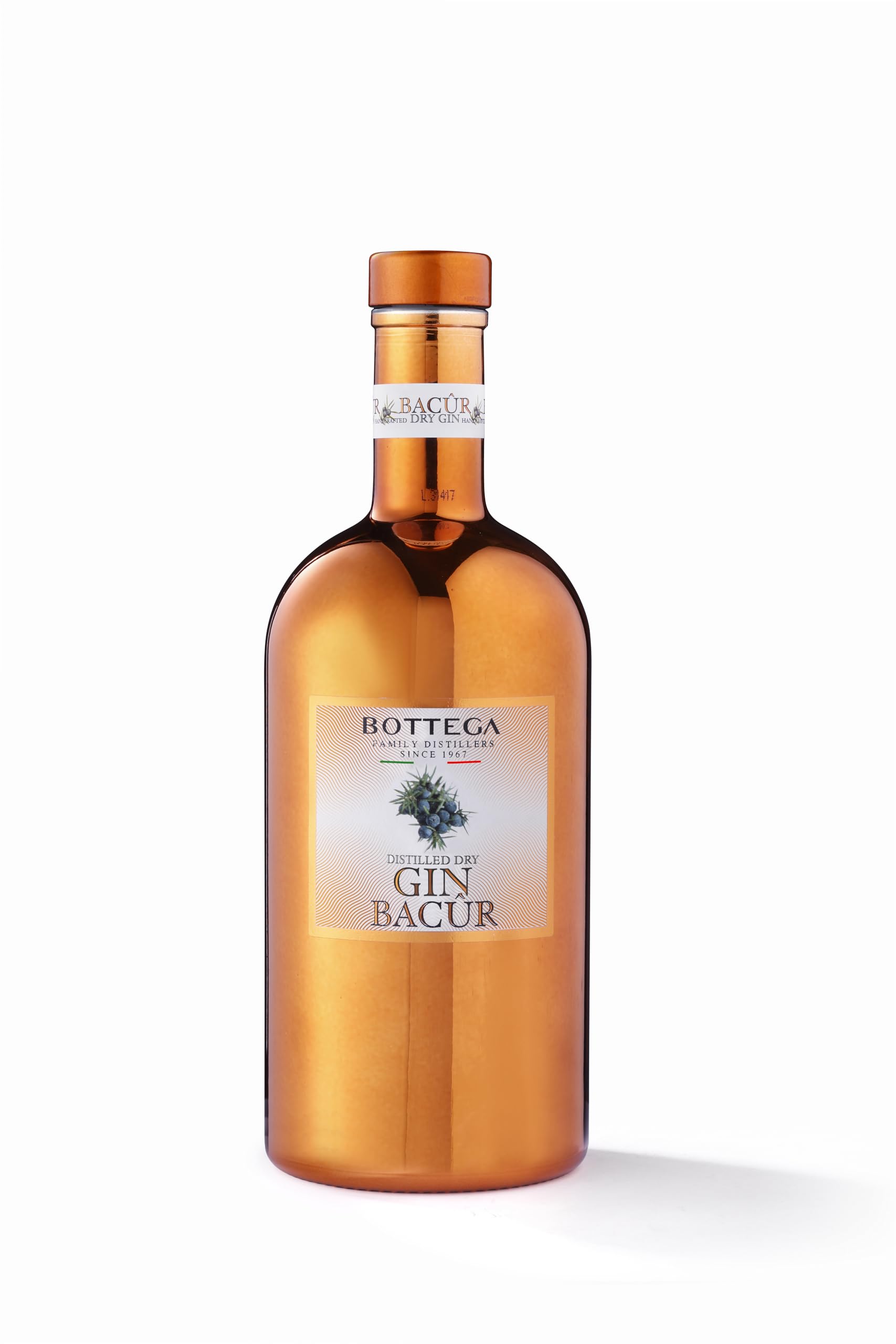 Bottega BACÛR Distilled Dry Gin 40% Vol. 1l — Piscosaveur