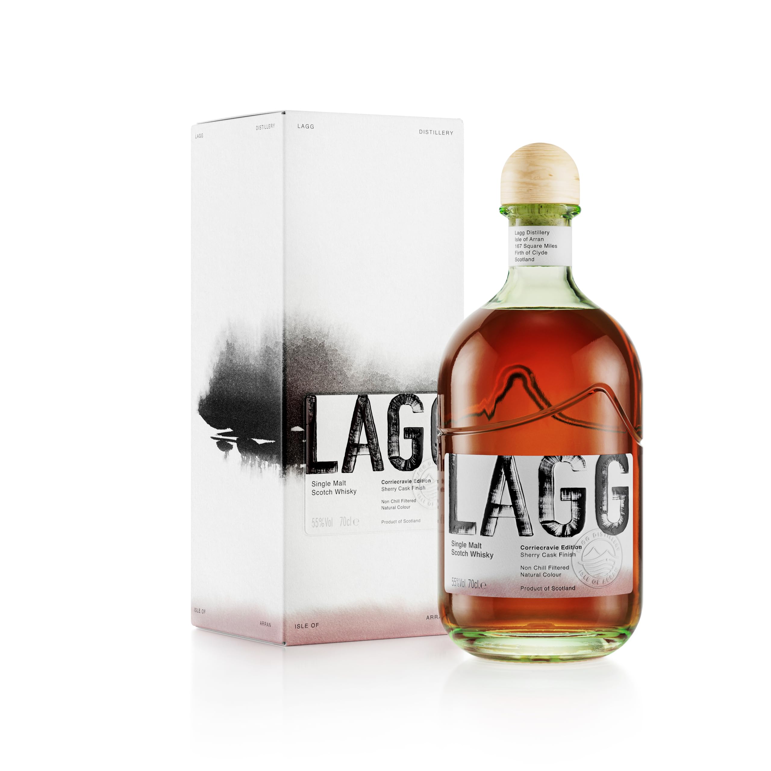 LAGG Single Malt Scotch Whisky Corriecravie Edition 55% Vol. 0,7l en b — Piscosaveur