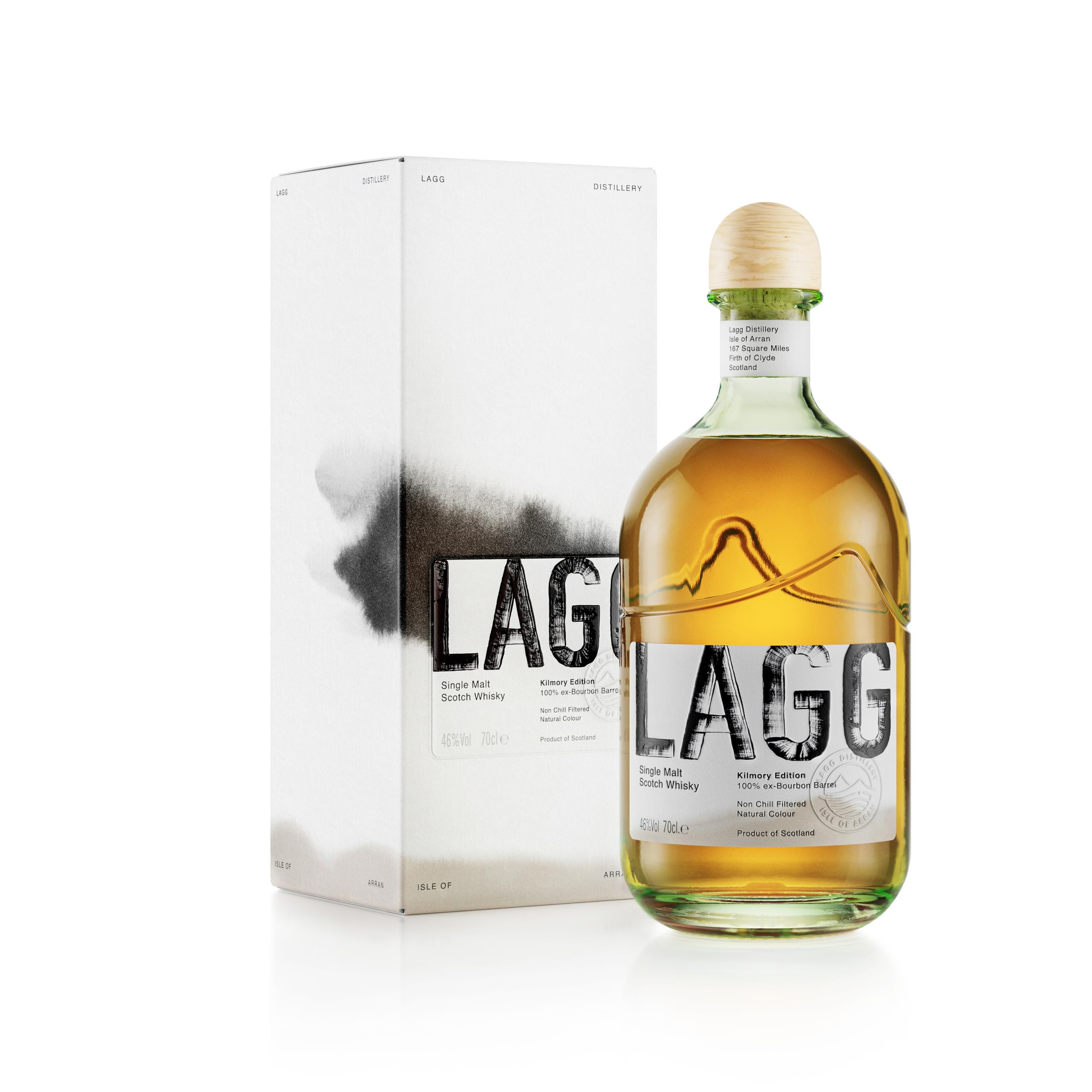 LAGG Single Malt Scotch Whisky Kilmory Edition 46% Vol. 0,7l en boîte  — Piscosaveur