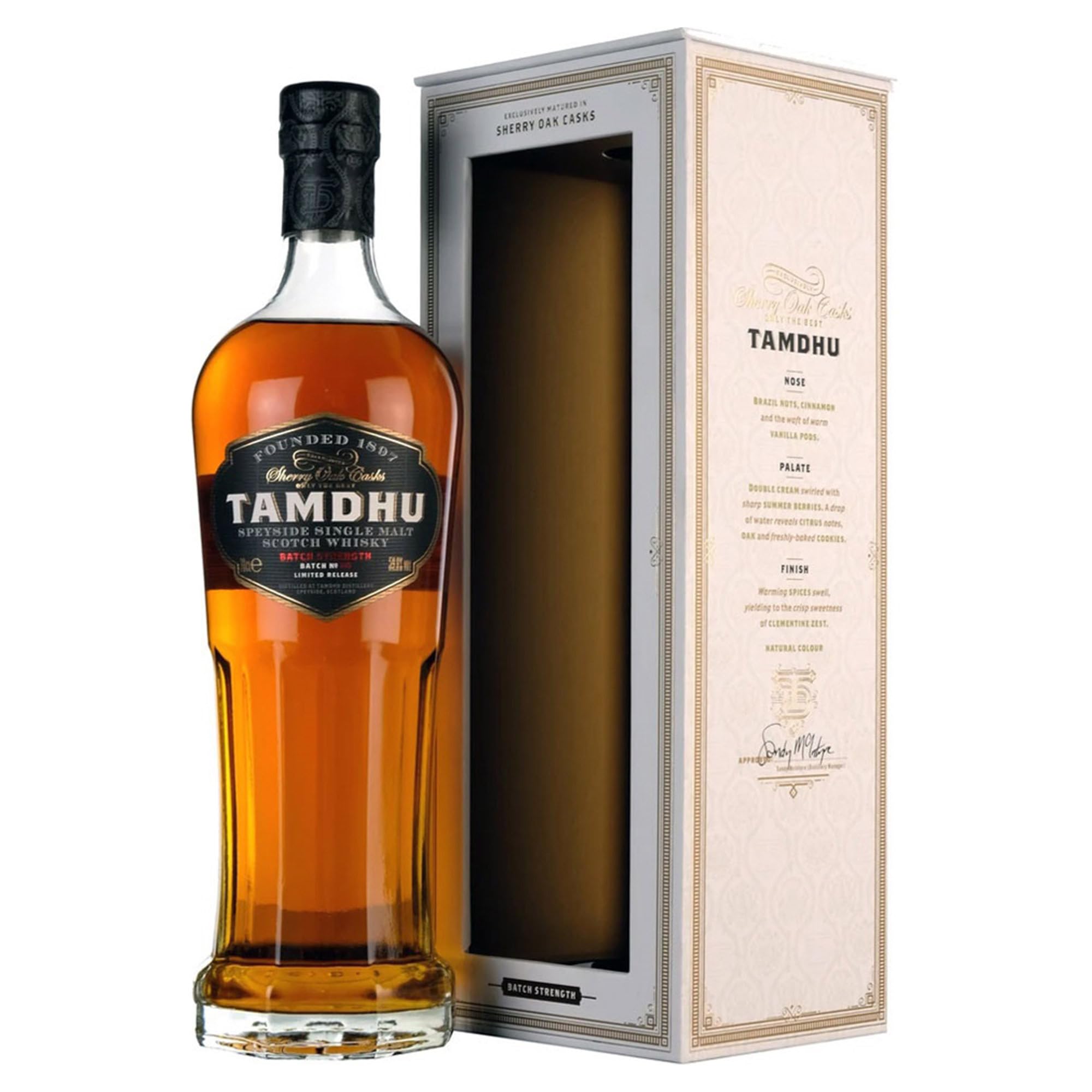 Tamdhu BATCH STRENGTH Speyside Single Malt No. 007 57,5% Vol. 0,7l en  — Piscosaveur