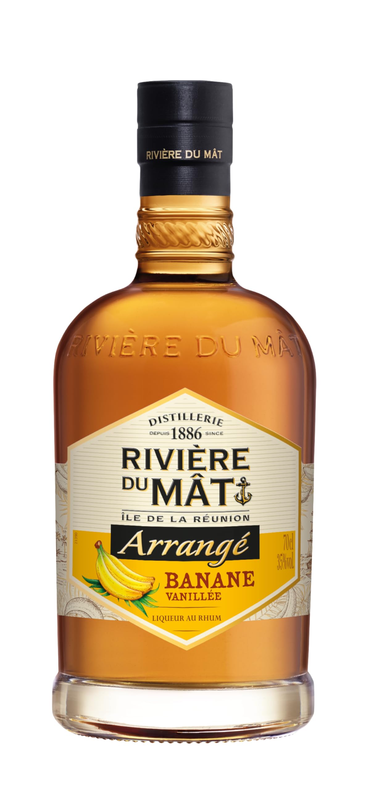 Rivière du Mât Arrangé Banane Vanillée 35% Vol. 0,7l