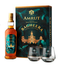 Amrut BAGHEERA Indian Single Malt Whisky Sherry Cask Finish 46% Vol. 0,7l en boîte cadeau avec 2 Verres