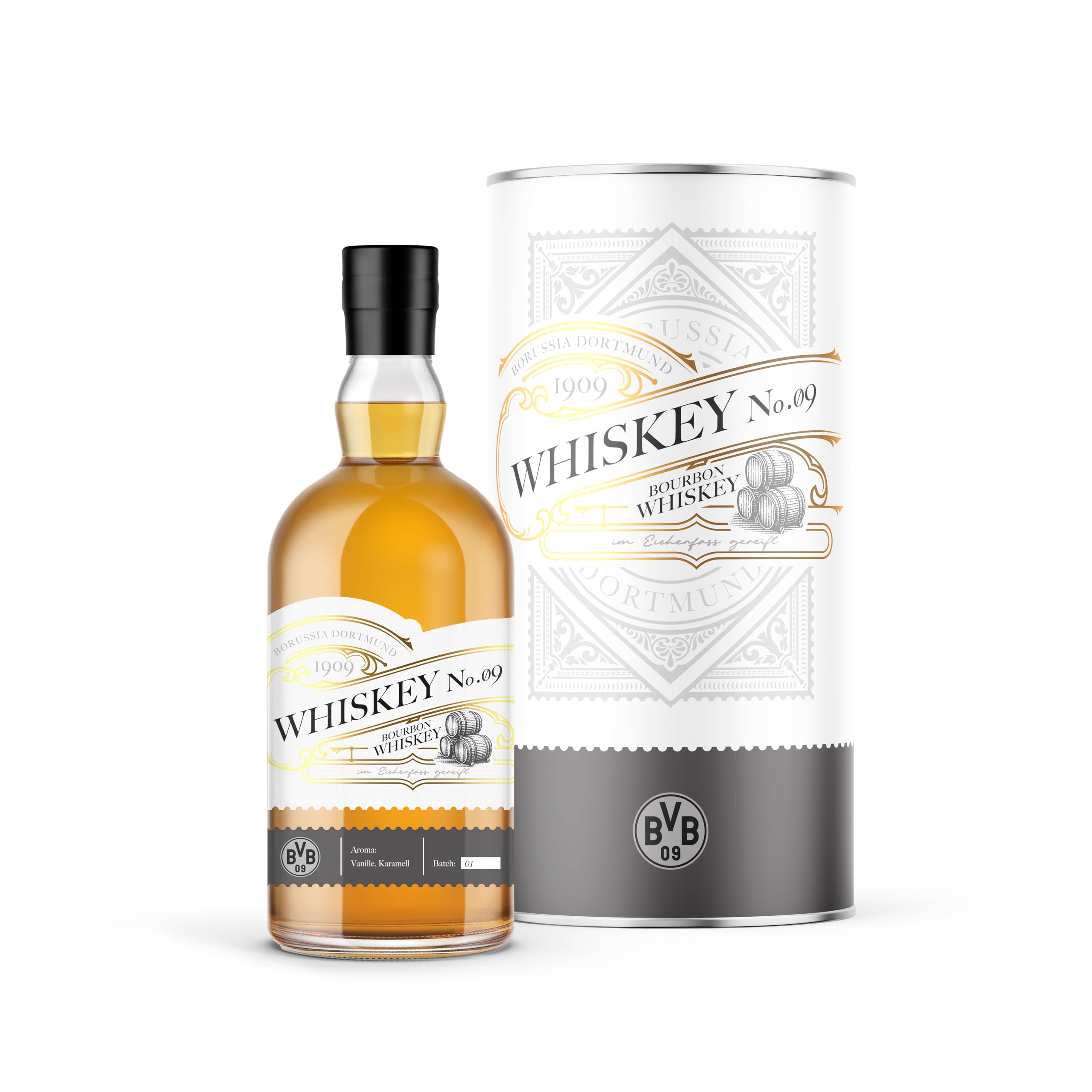 BVB 09 BOURBON Whiskey No. 09 40% Vol. 0,5l en boîte cadeau