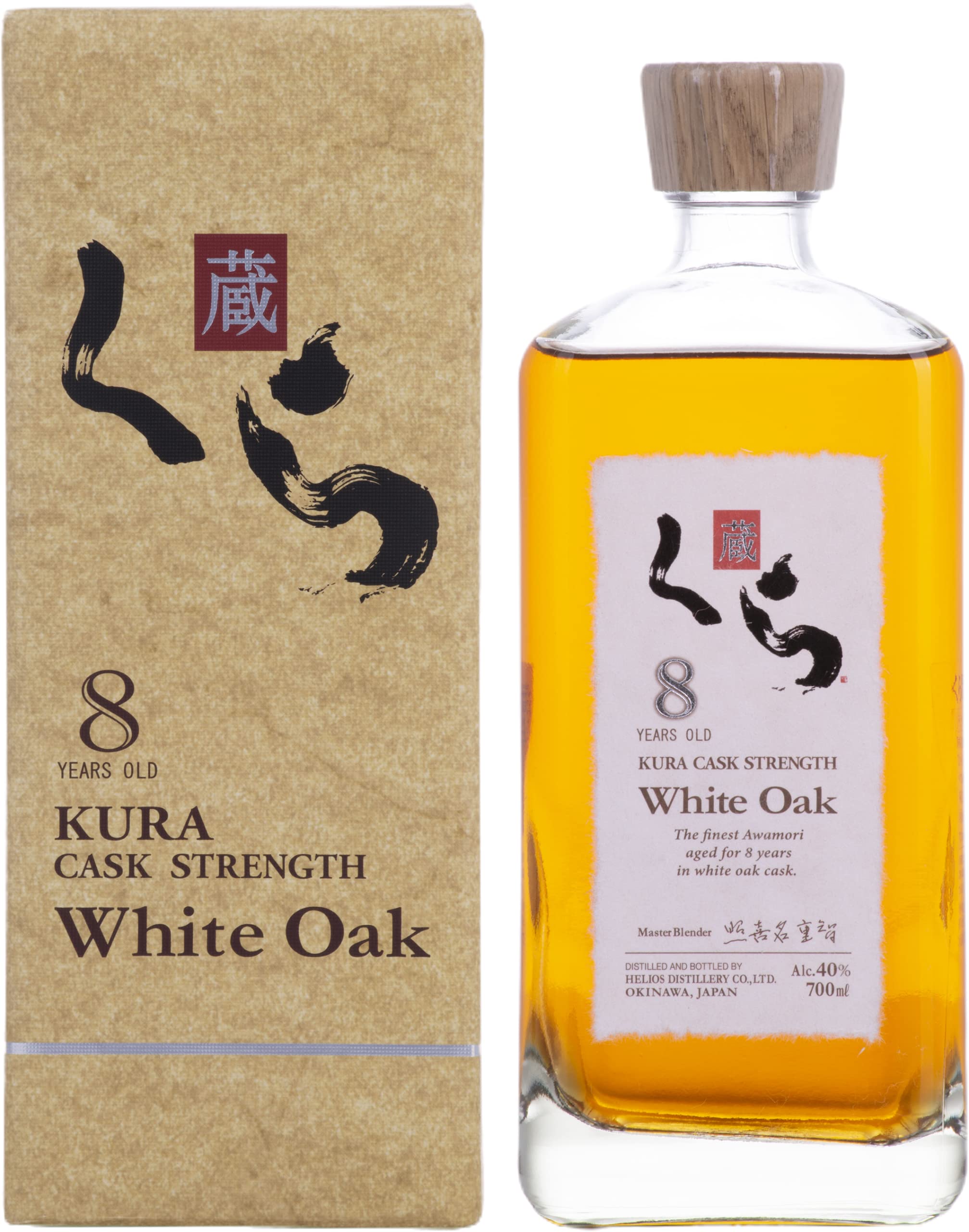 Kura 8 Years Old White Oak Single Malt Whisky 40% Vol. 0,7l en boîte c — Piscosaveur