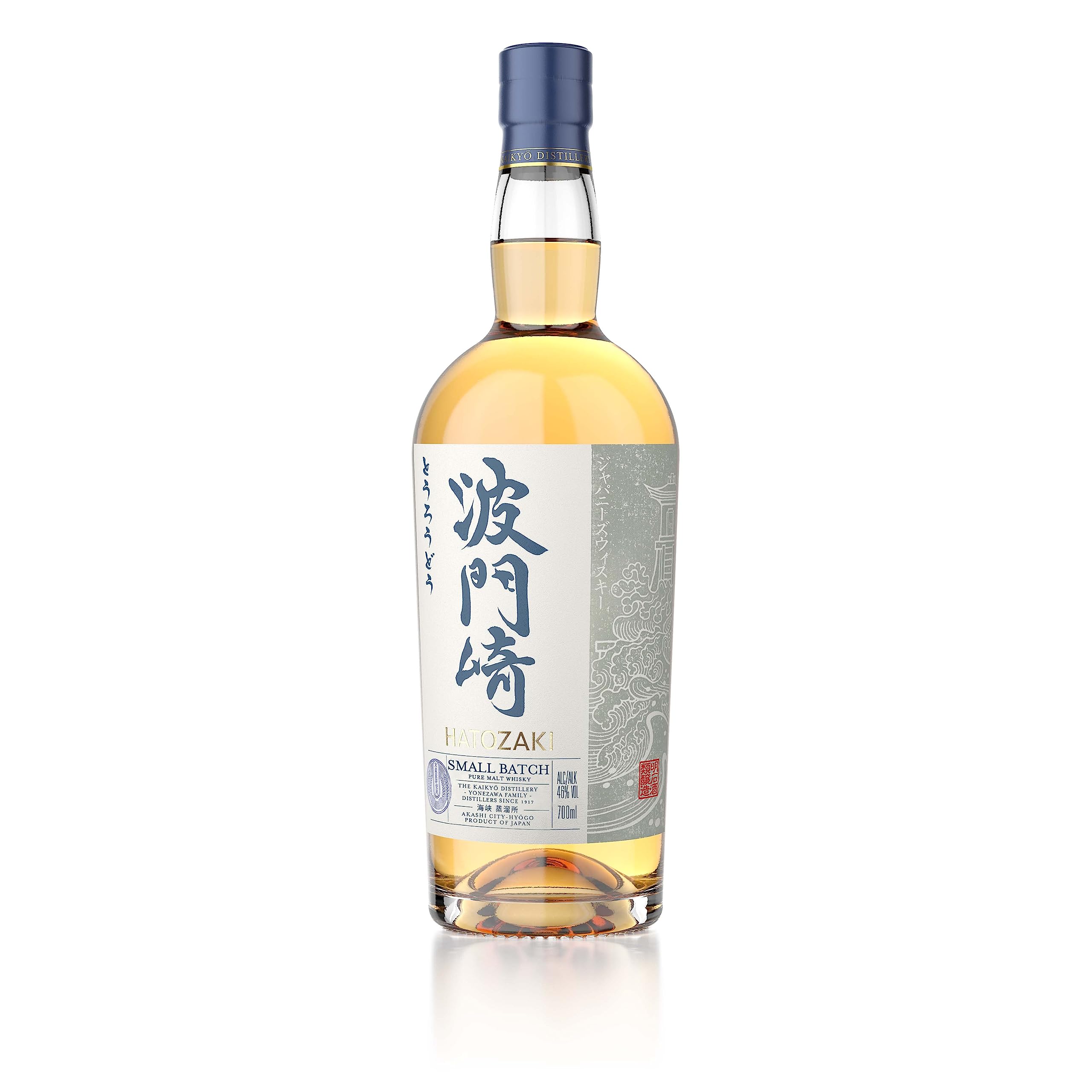 Hatozaki PURE MALT Small Batch Japanese Whisky 46% Vol. 0,7l en boîte  — Piscosaveur