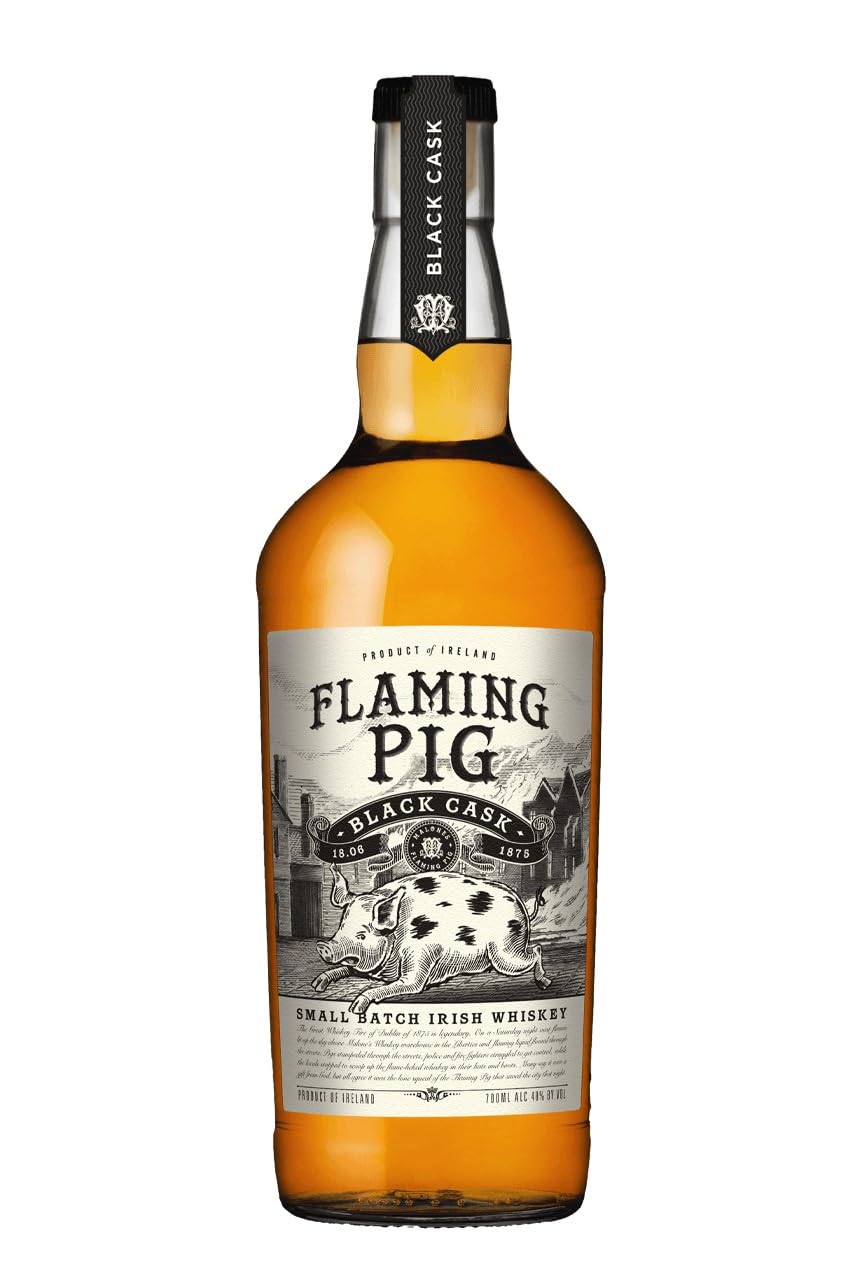 Flaming Pig BLACK CASK Small Batch Irish Whiskey 40% Vol. 0,7l — Piscosaveur