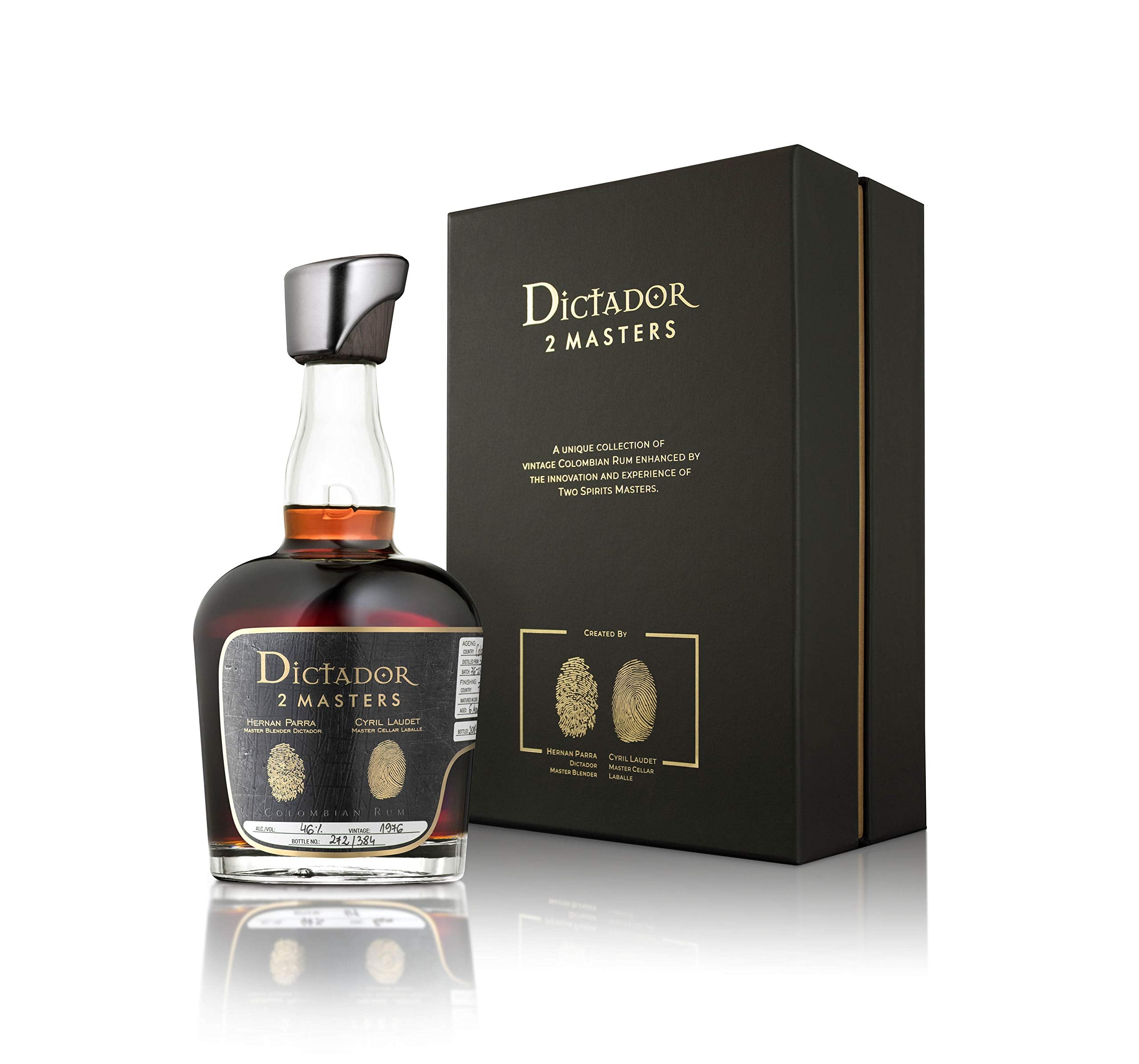 Dictador 2 MASTERS 1978 39 Years Old Hardy Finish 41% Vol. 0,7l en boî — Piscosaveur