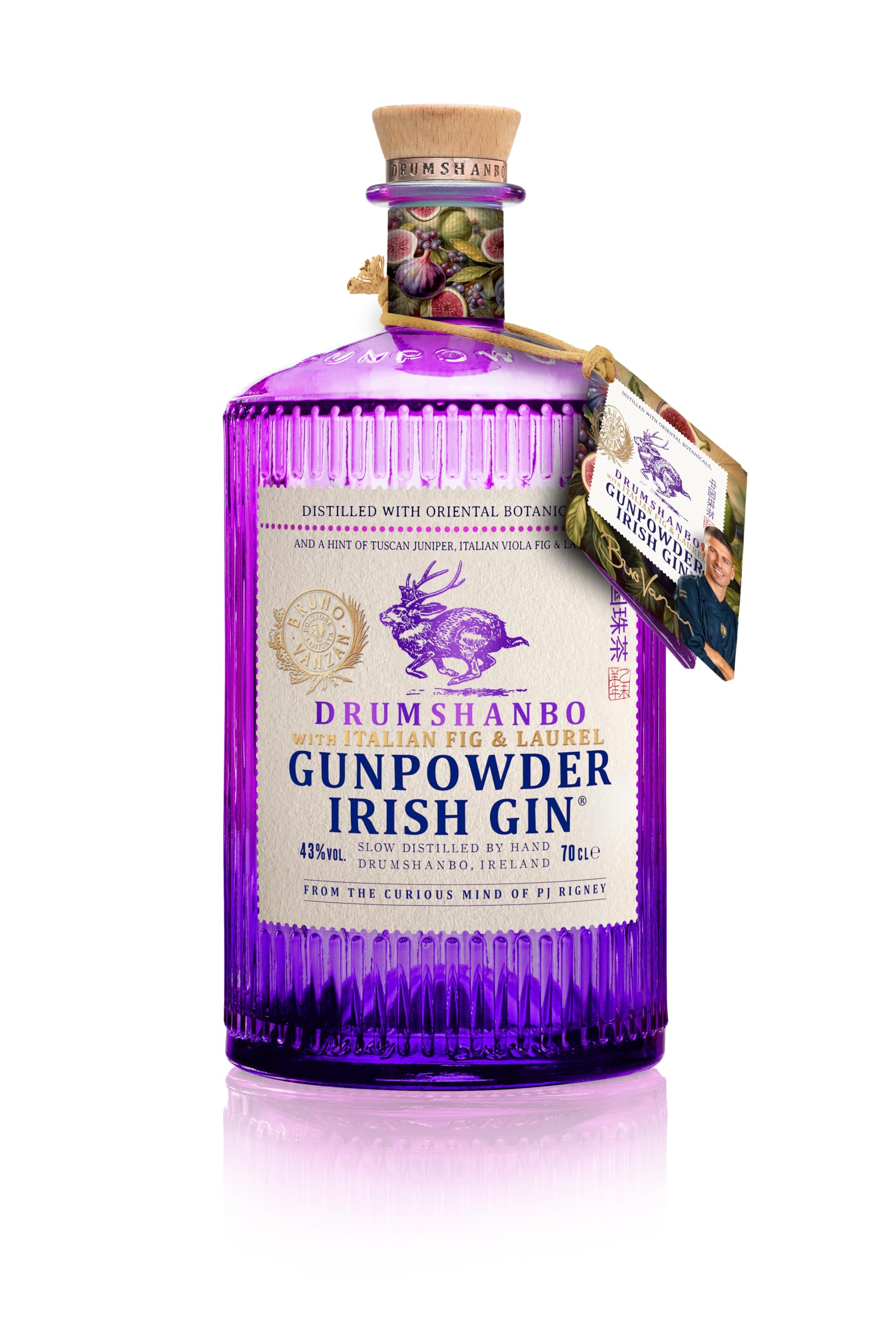 Drumshanbo Gunpowder Irish Gin with Italian Fig & Laurel 43% Vol. 0,7l — Piscosaveur
