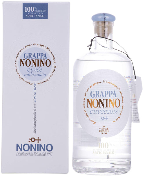 Nonino Grappa Millesimata Cuvée 40% Vol. 0,7l en boîte cadeau — Piscosaveur