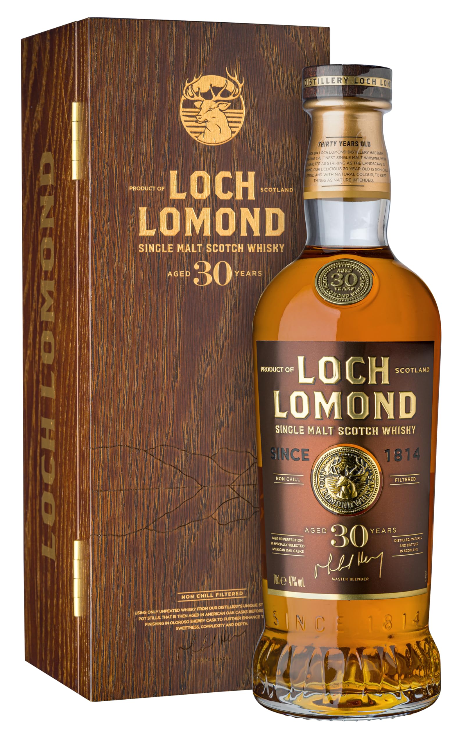 Loch Lomond 30 Years Old Single Malt Scotch Whisky 47% Vol. 0,7l in Ho — Piscosaveur