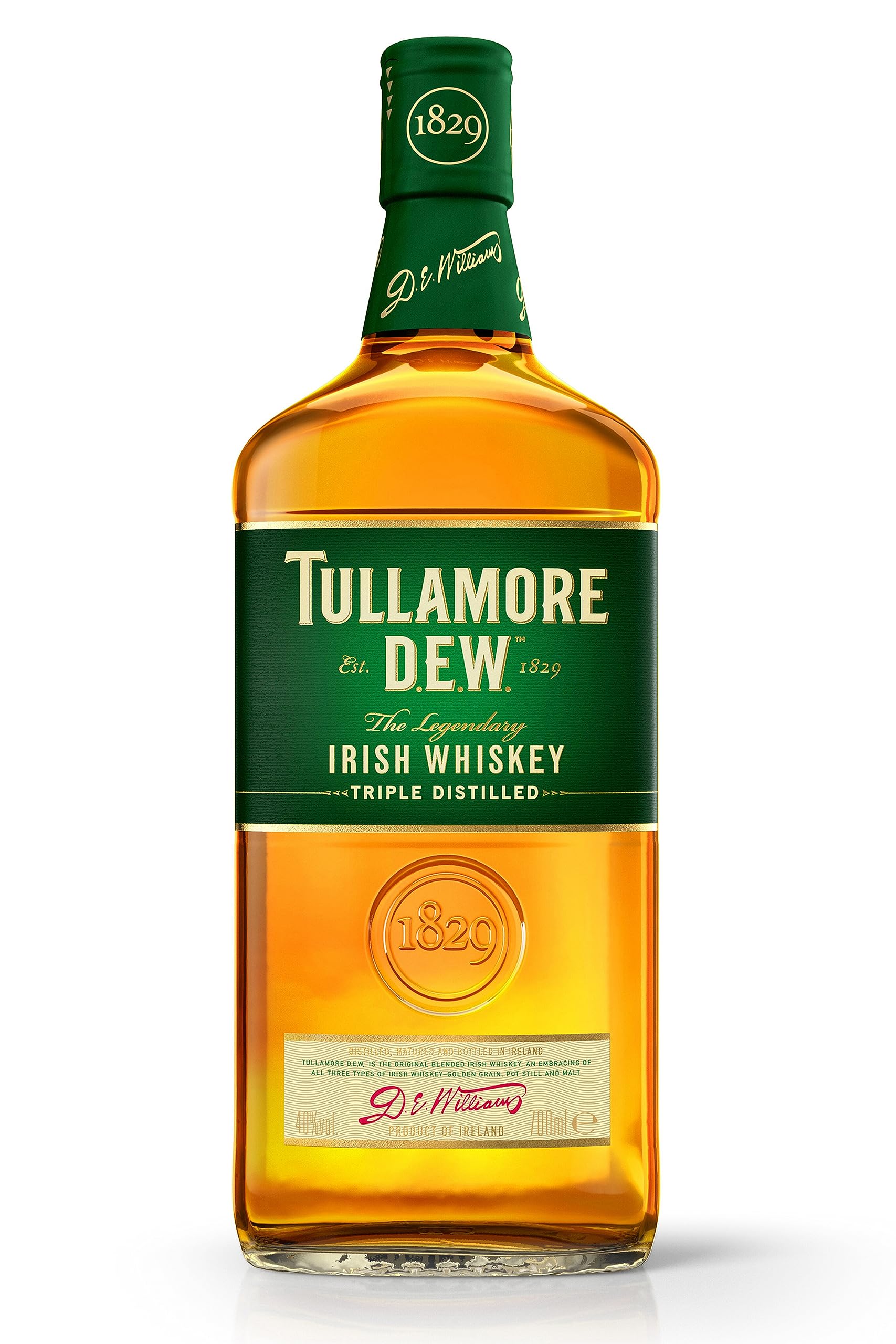 Tullamore D.E.W. Irish Whiskey SQUARE 40% Vol. 0,7l — Piscosaveur