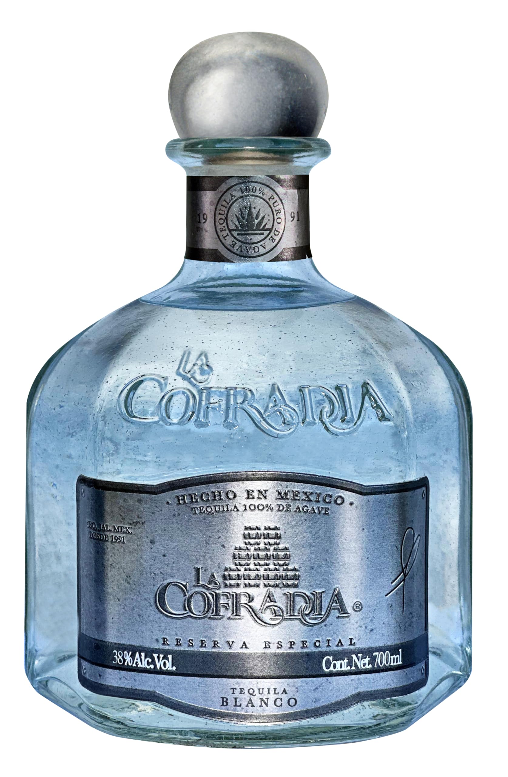 La Cofradia Tequila Blanco 100% de Agave Reserva Especial 38% Vol. 0,7 — Piscosaveur