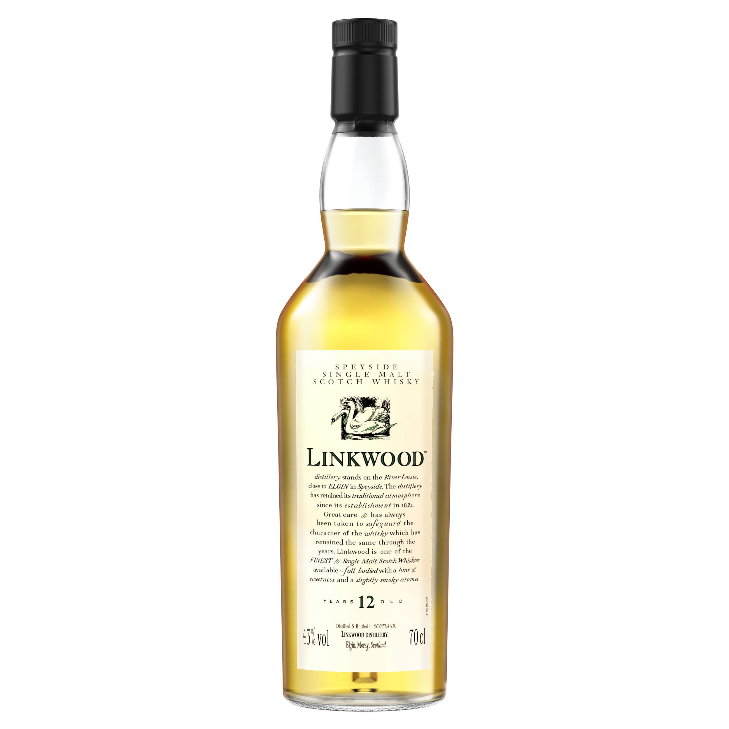 Linkwood 12 Years Old FLORA & FAUNA Speyside Single Malt 43% Vol. 0,7l — Piscosaveur