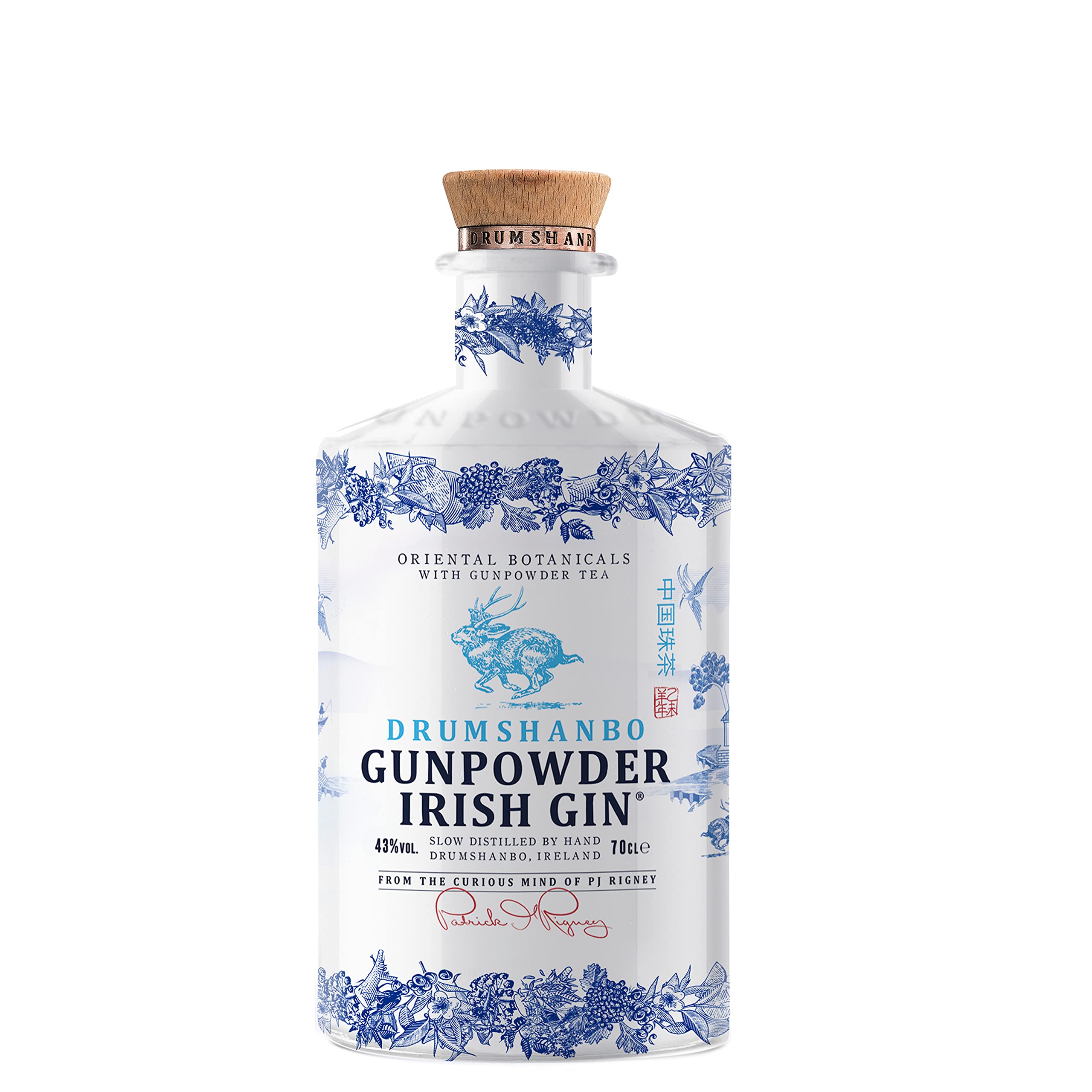 Drumshanbo Gunpowder Irish Gin 43% Vol. 0,7l Ceramic Bottle — Piscosaveur
